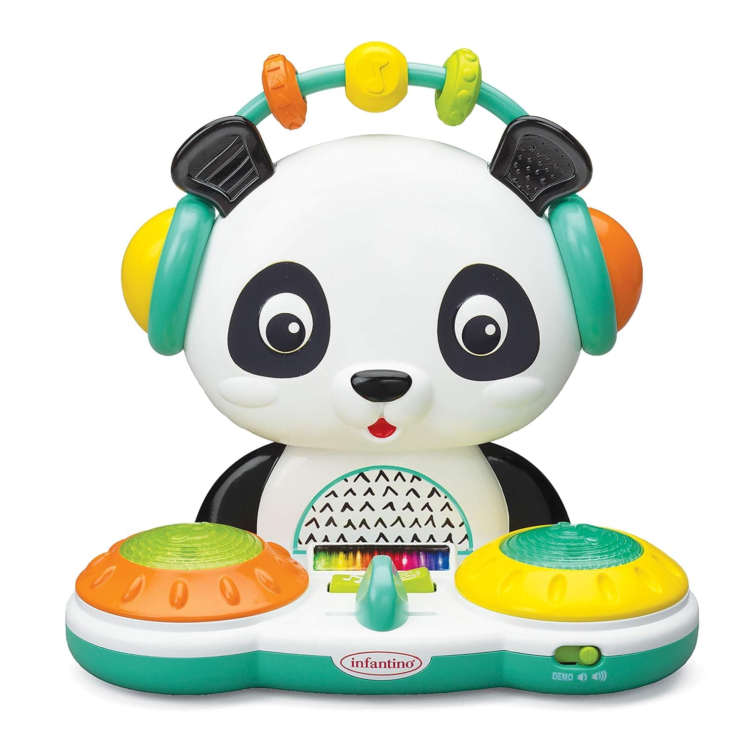 Infantino Spin & Slide Dj Panda Baby Activity , Learning & Developing Toys, Multicolor, Spin & Slide Dj Panda, 212017, Large