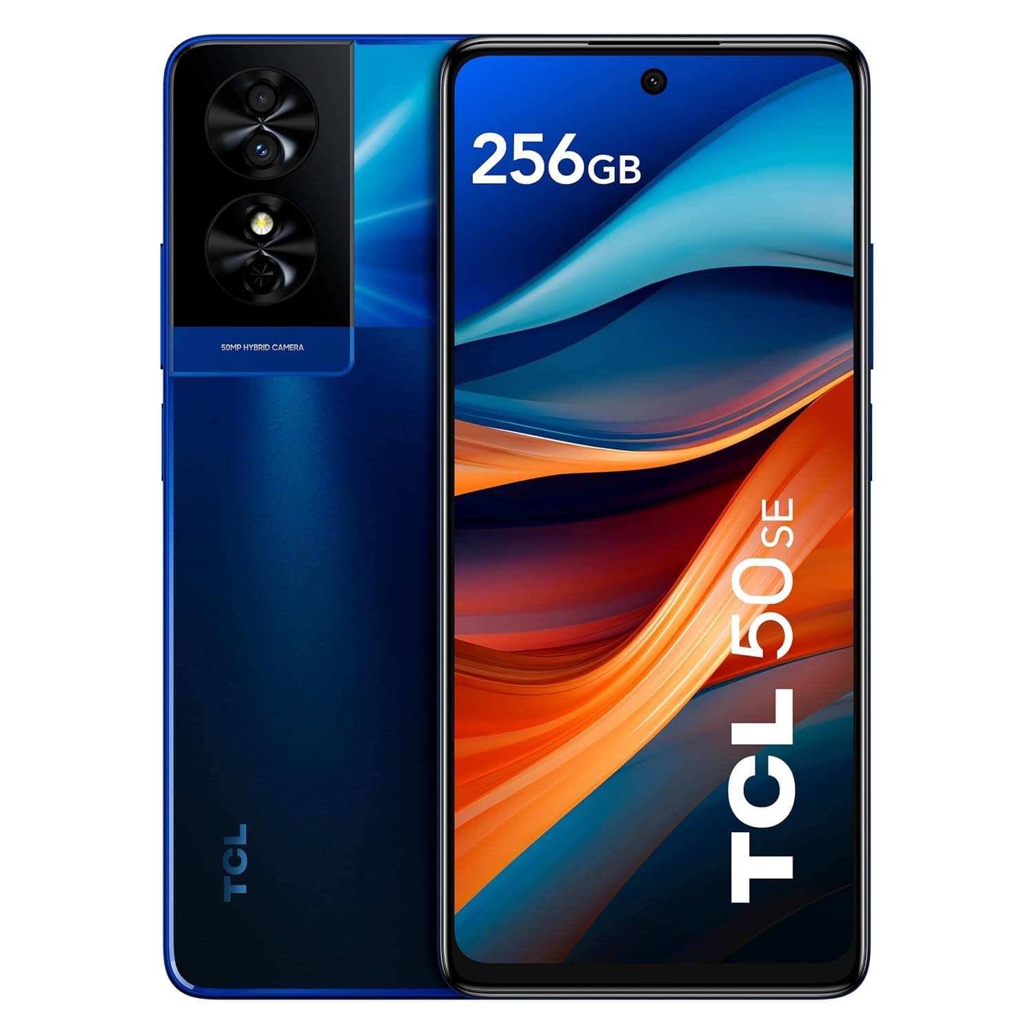 TCL 50 SE DUAL SIM 256GB ROM + 6GB RAM (GSM Only | No CDMA) Factory Unlocked 4G/LTE Smartphone (Midnight Blue) - International Version
