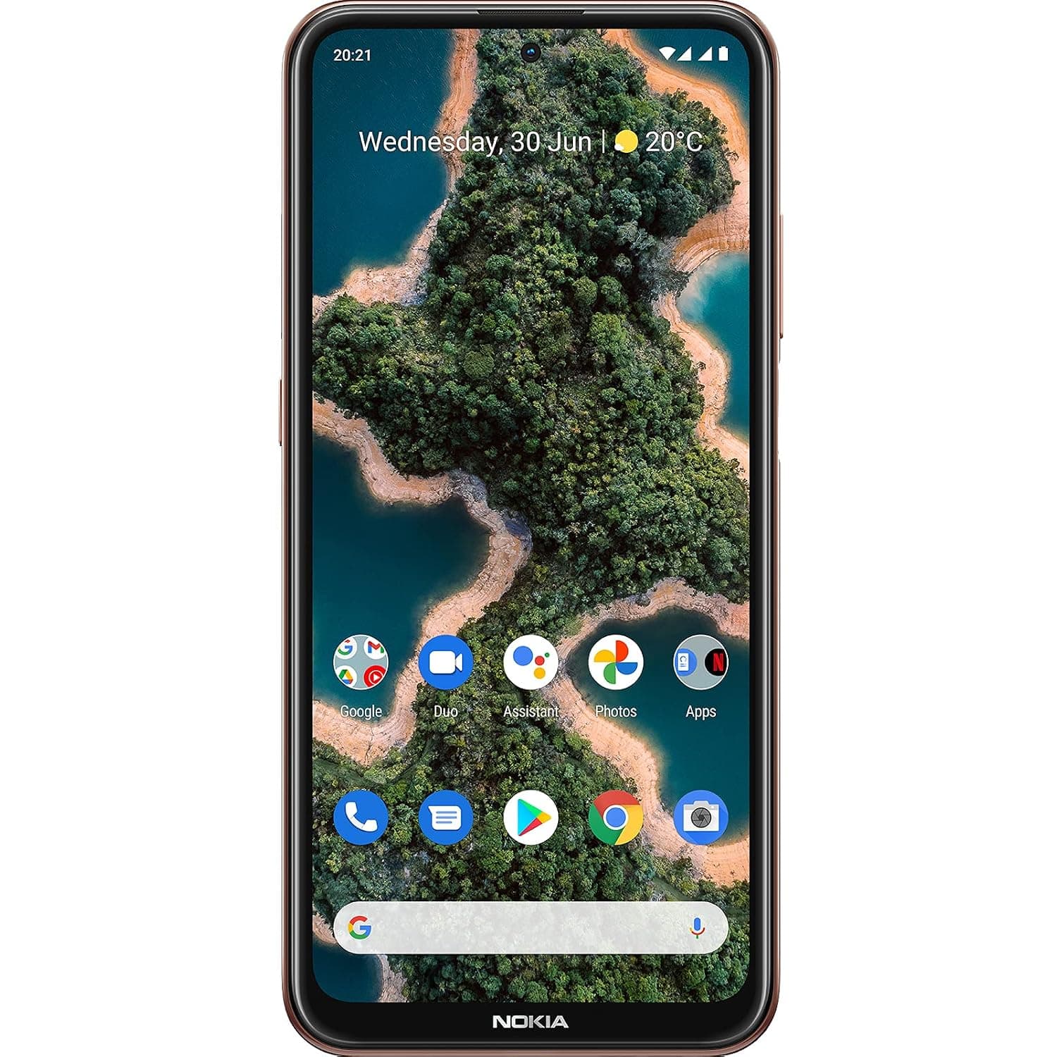 Nokia X20 5G Smartphone, Dual SIM, 8GB RAM, 128GB ROM, 6.67” Full HD+ screen, 64MP quad camera, 32MP front camera with ZEISS Optics, durable design, 2-day battery life and Android 11 - Midnight Sun