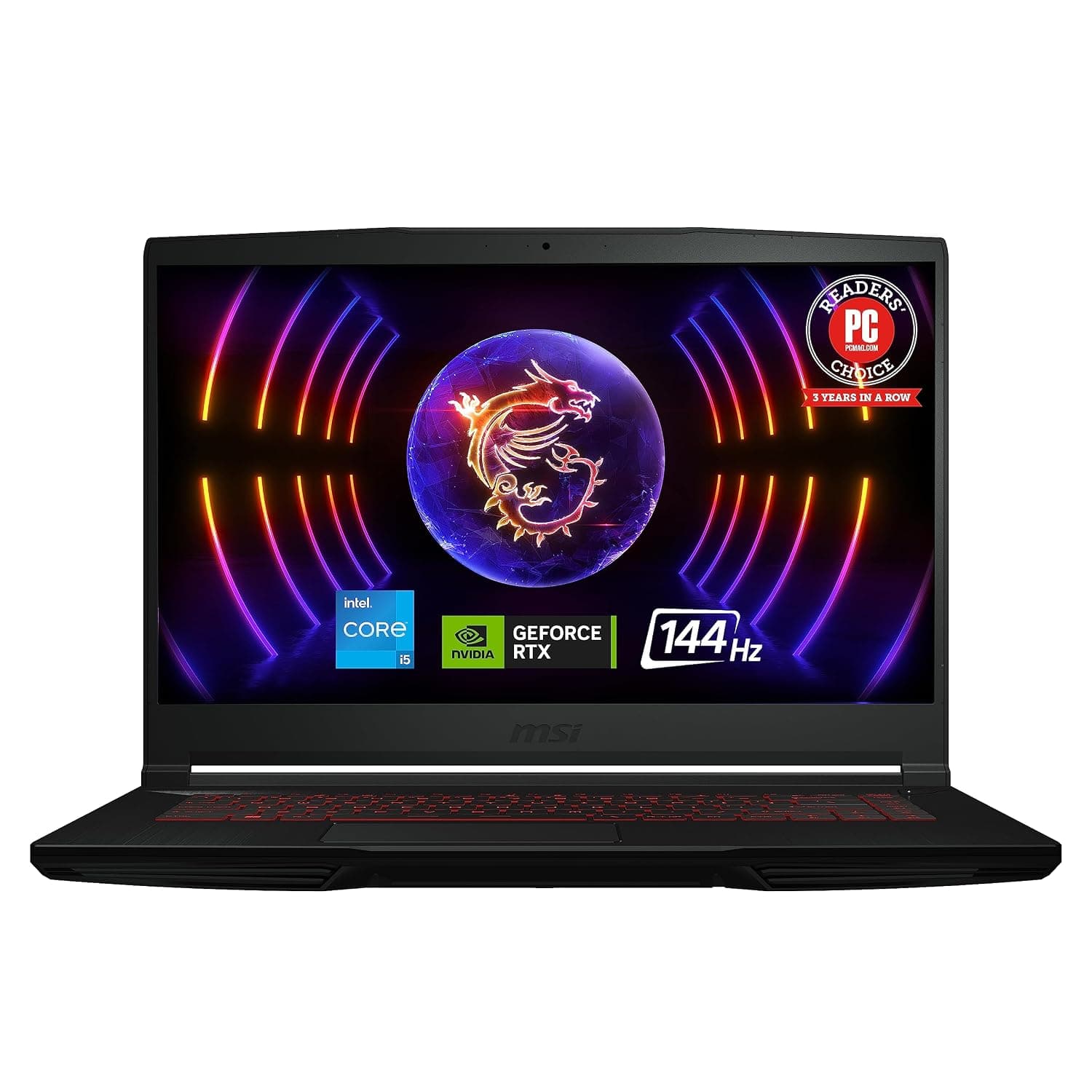 MSI Thin GF63 15.6" 144Hz Gaming Laptop: 12th Gen Intel Core i5-12450H, NVIDIA GeForce RTX 4050, 32GB DDR4, 1TB NVMe SSD, Type-C, Cooler Boost 5, Win11 Home: Black