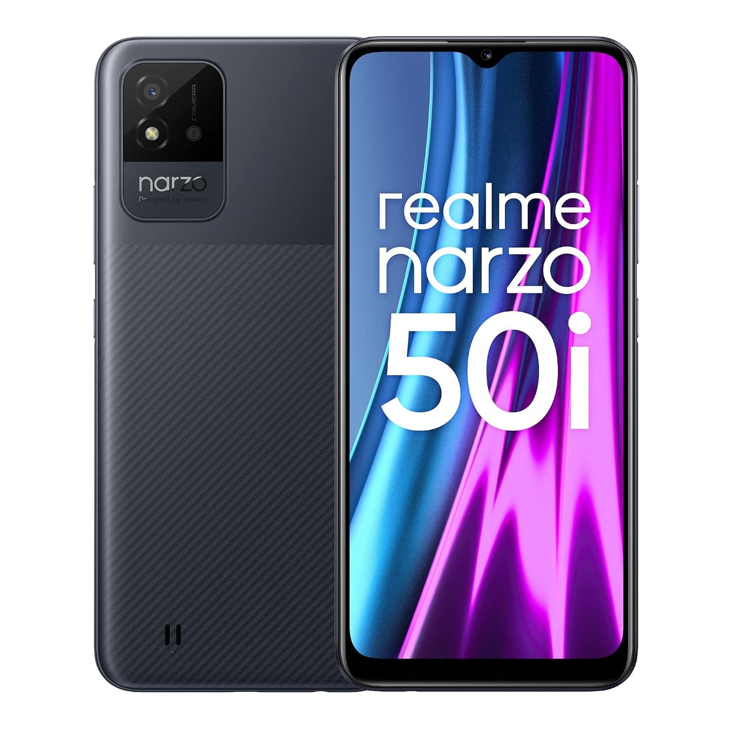 realme narzo 50i (Carbon Black, 2GB RAM+32GB Storage) - 6.5" inch Large Display | 5000mAh Battery