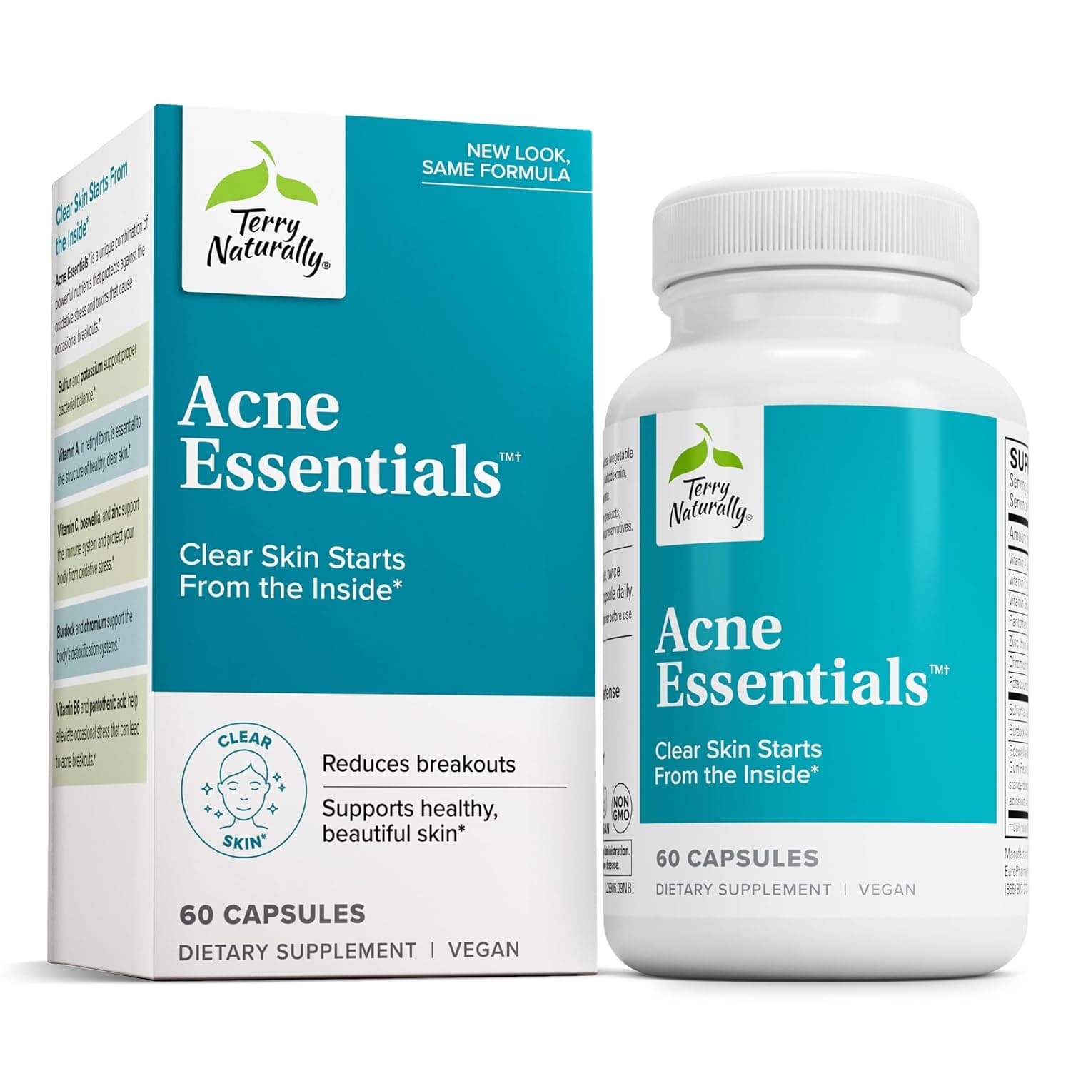 Terry Naturally, Acne Essentials, 60 Capsules