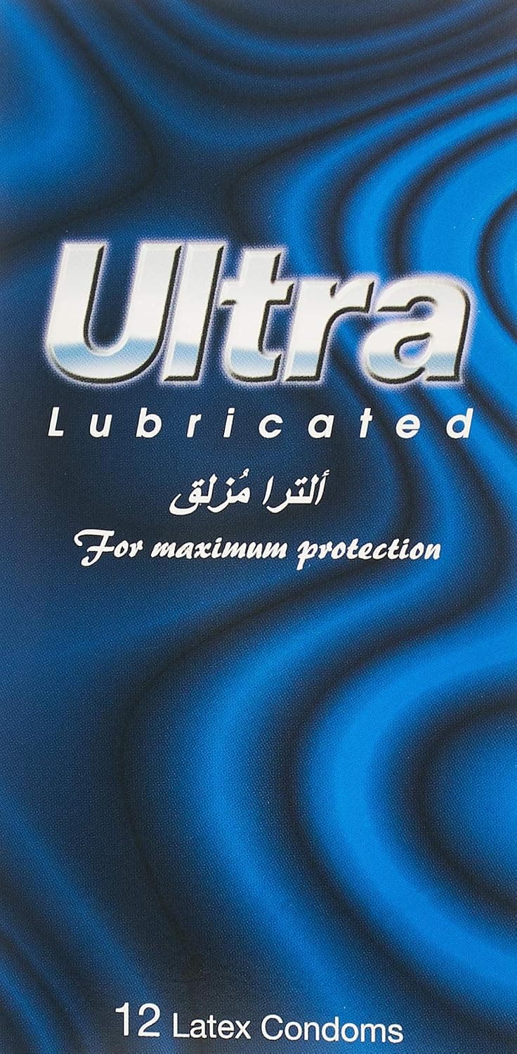 Ultra Condoms 12 Pieces , Lubricated
