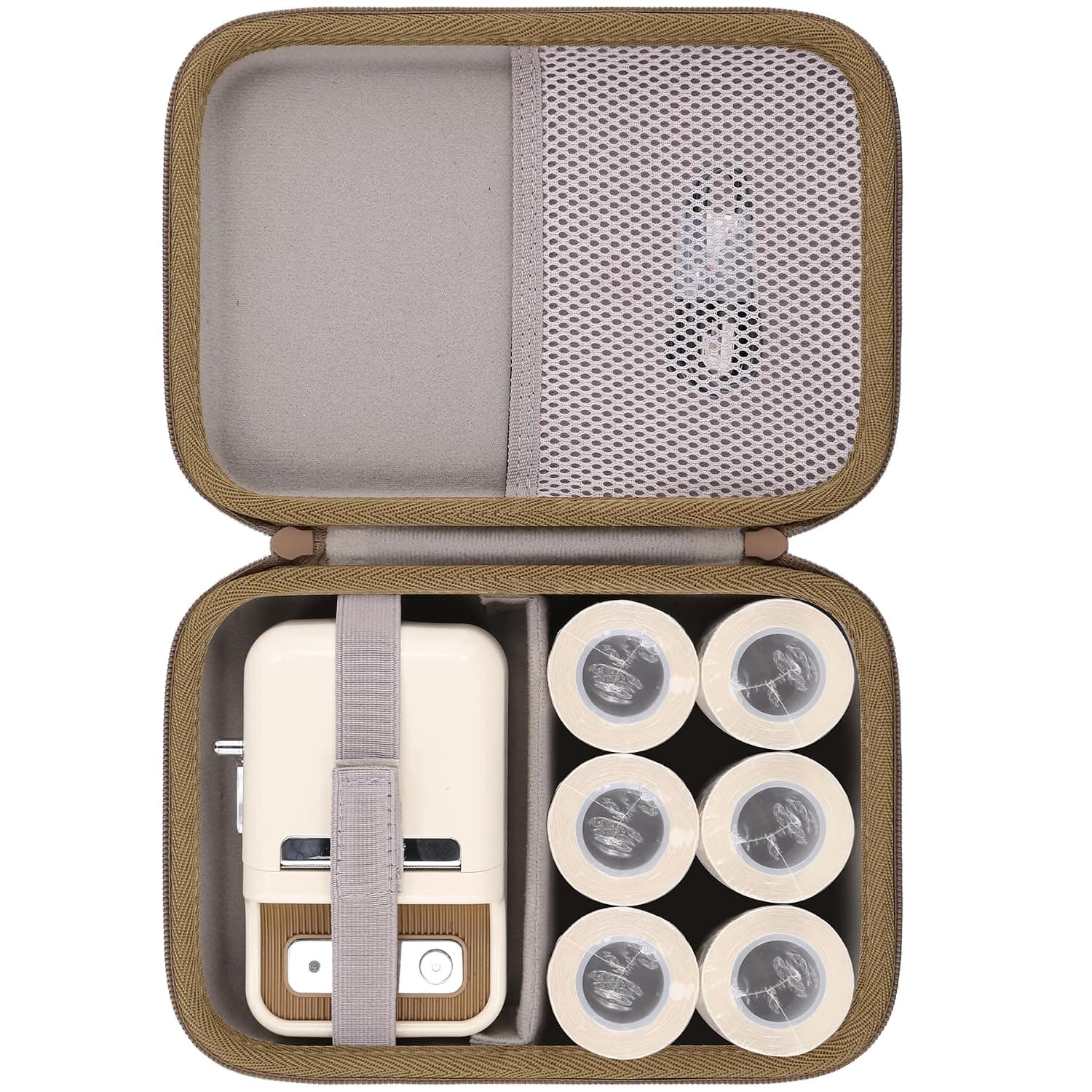 Label Printer Cover Compatible with NIIMBOT B21/B1/B21 Pro/B1 Pro/B2 Pro Label Maker, Thermal Label Printer and 2 Inch Label Paper (White Cover)