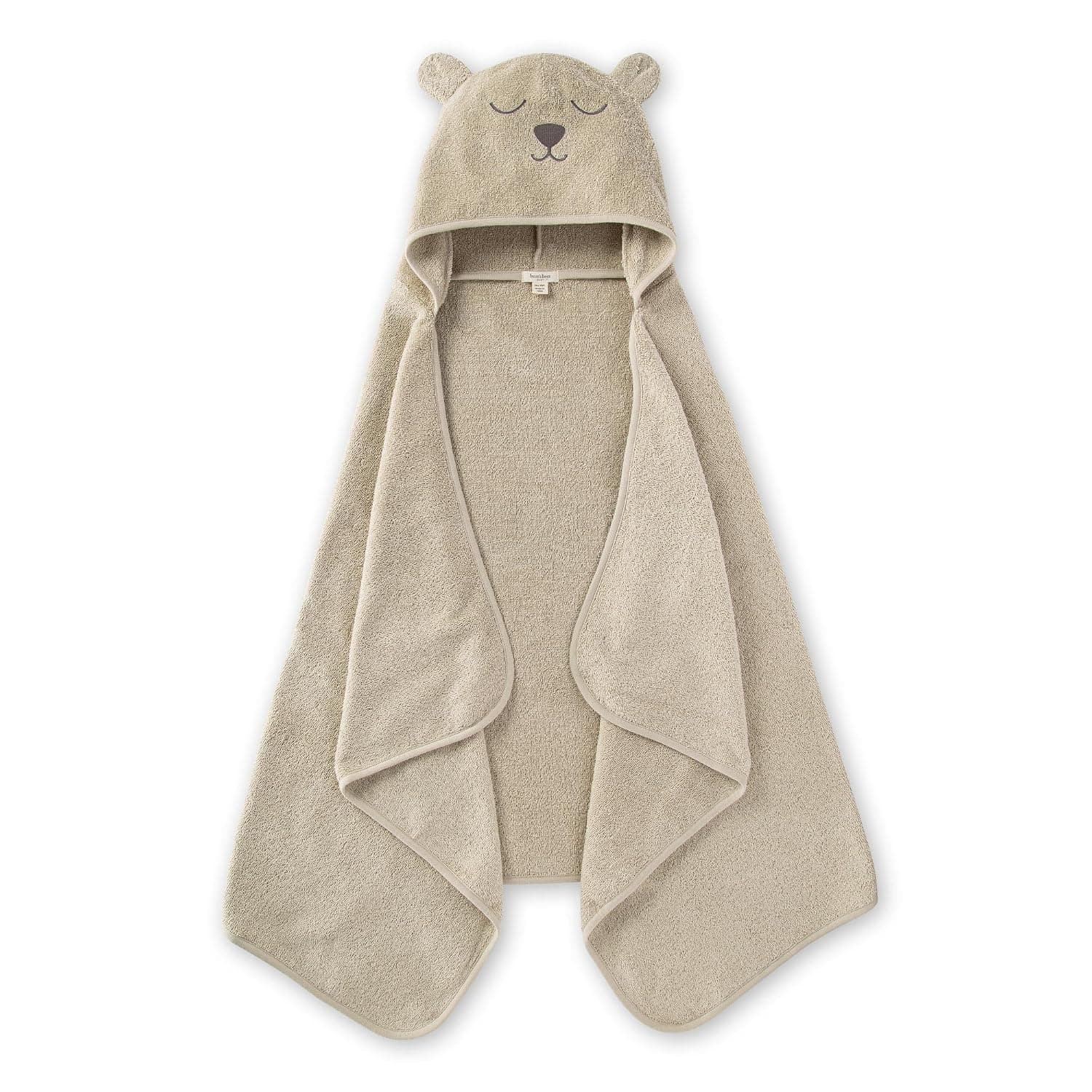 Burt's Bees Baby Toddler Hooded Animal Character Towels Organic Cotton, Unisex Bath Essentials, Soft Nursery Towel for Kids