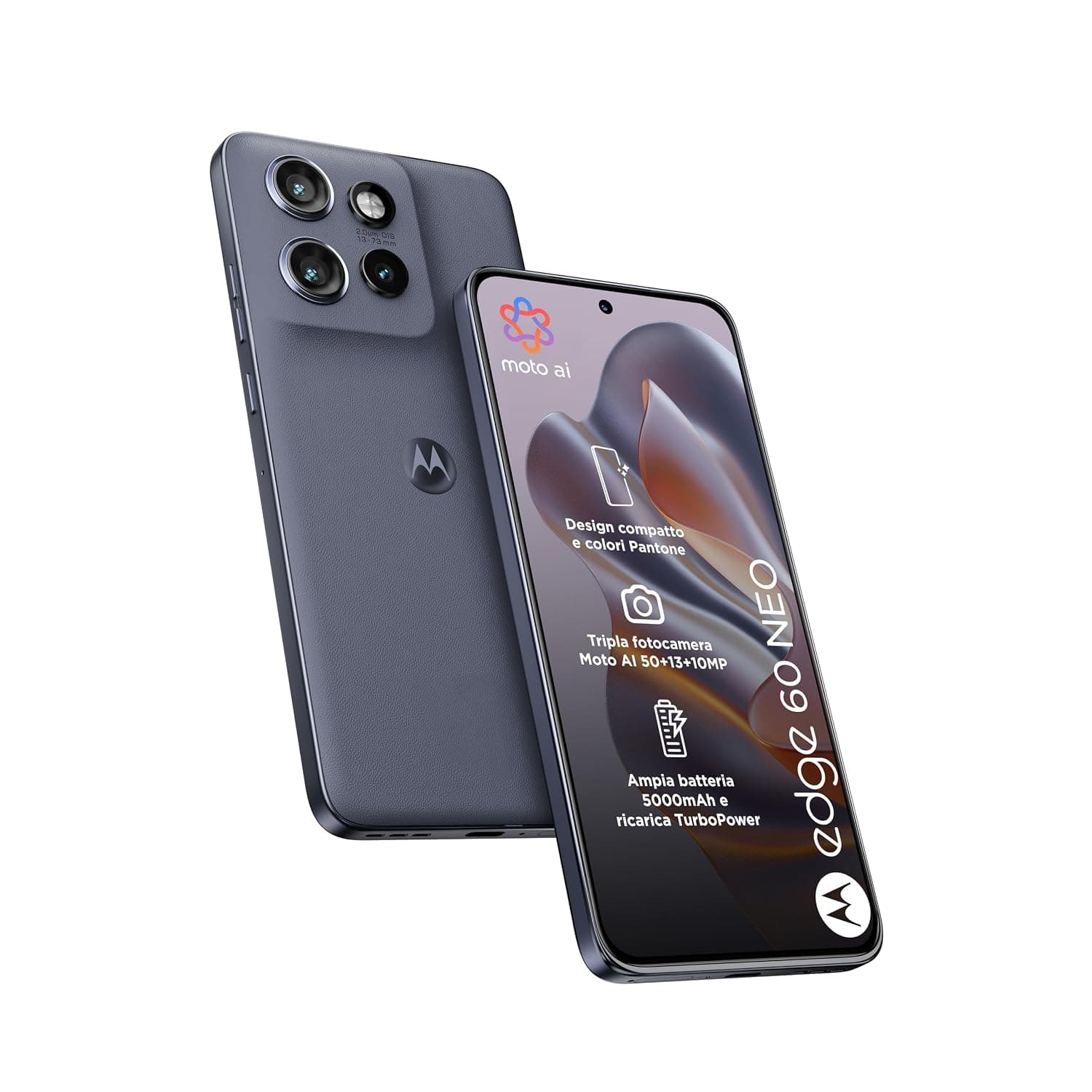 Motorola Edge 60 Neo Dual-SIM 256GB ROM + 8GB RAM (GSM Oly | No CDMA) Factory Unlocked 5G Smartphone (Pantone Grisaille) - International Version