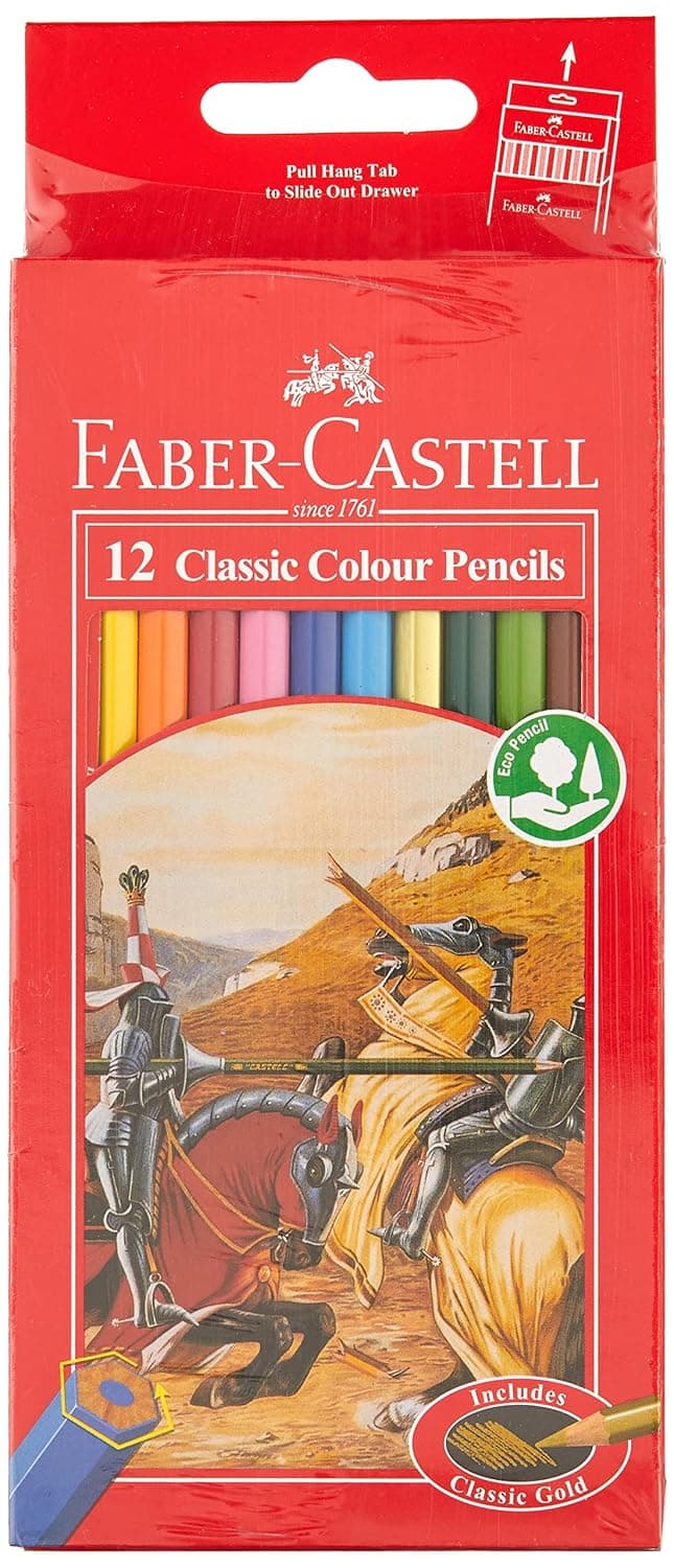 Faber-Castell 115852 Classic Color Pencil 12-Pieces