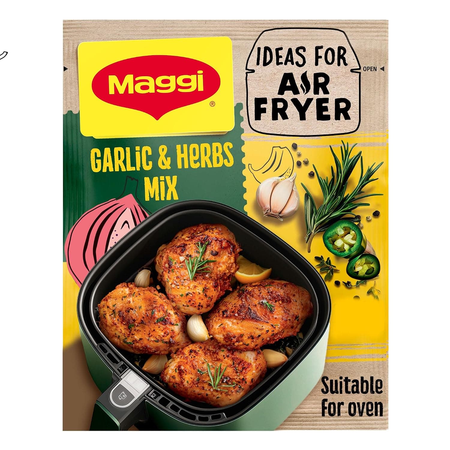 Maggi AirFryer Garlic & Herbs Mix (65g)