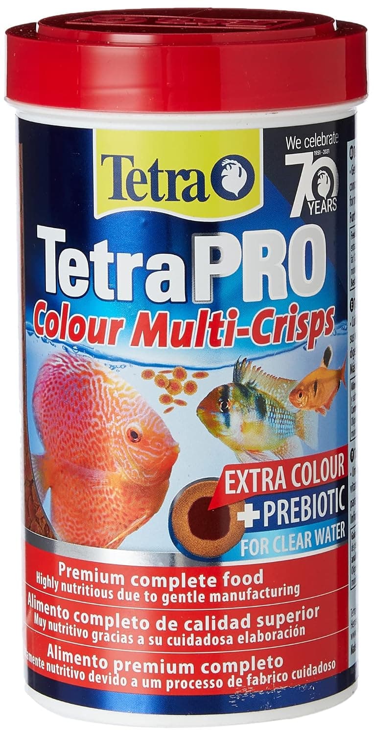 Tetra Pro Colour Multi-Crisps - Premium fish food with colour concentrate for brightly colourful Fish, 500ml