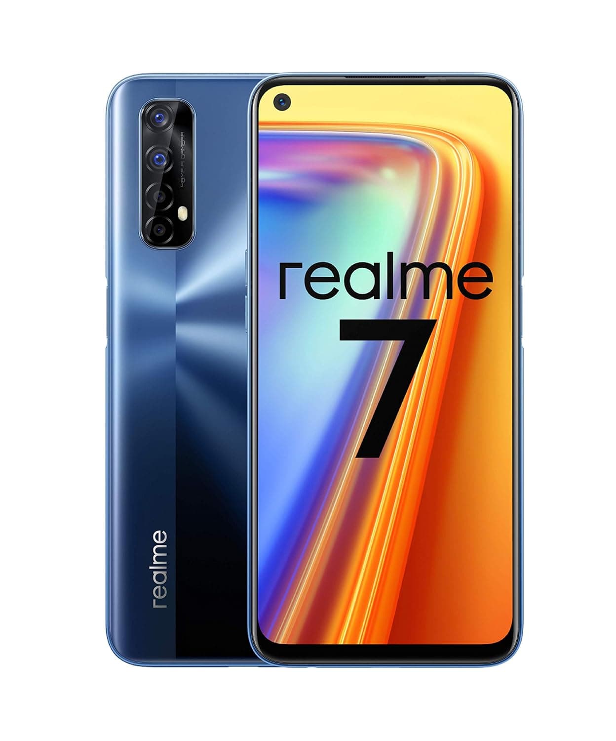 Realme 7 - Smartphone 64GB, 6GB RAM, Dual Sim, Mist Blue