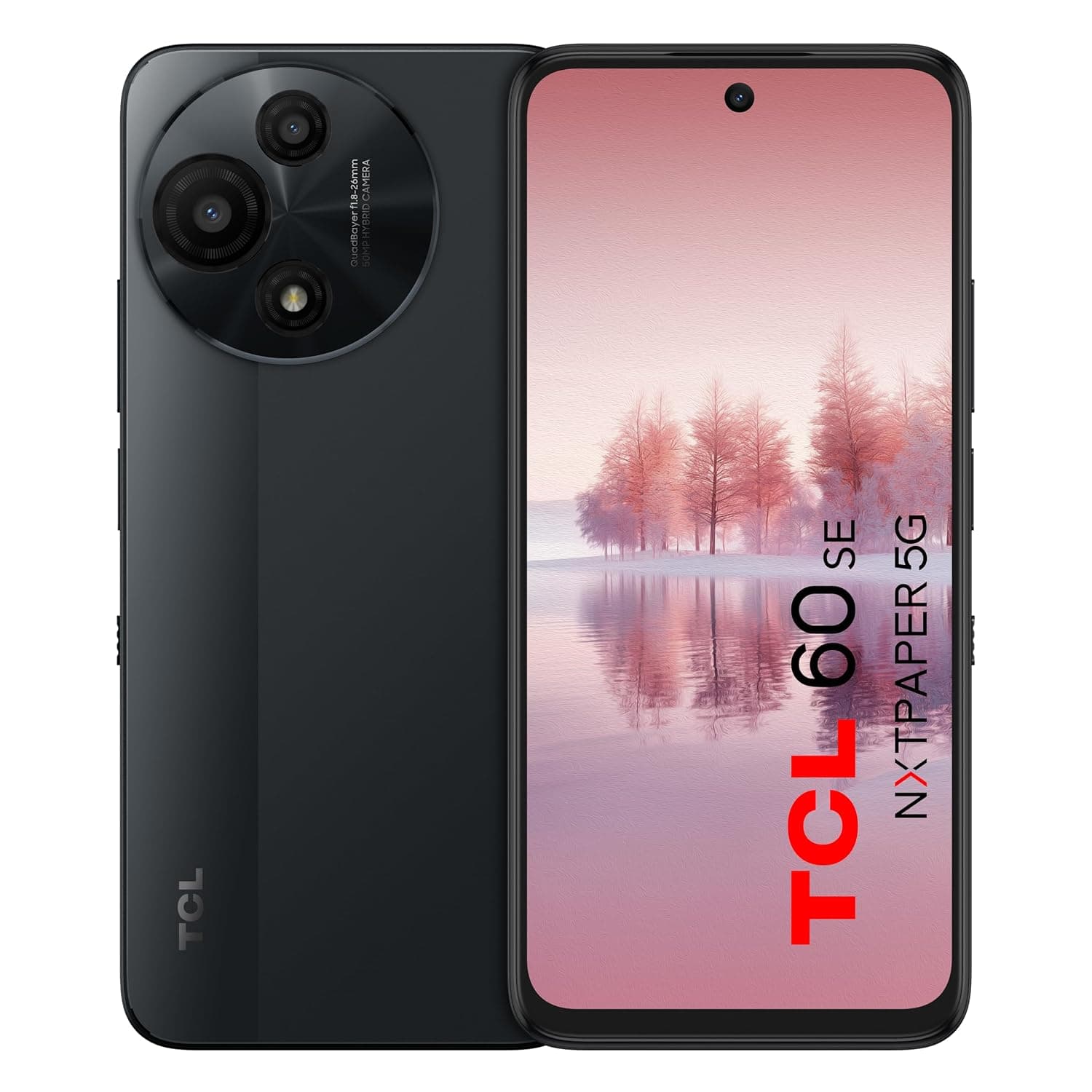 TCL 60 SE NxtPaper Dual SIM 256GB ROM + 8GB RAM (GSM Only | No CDMA) Factory Unlocked 5G Smartphone (Space Grey) - International Version