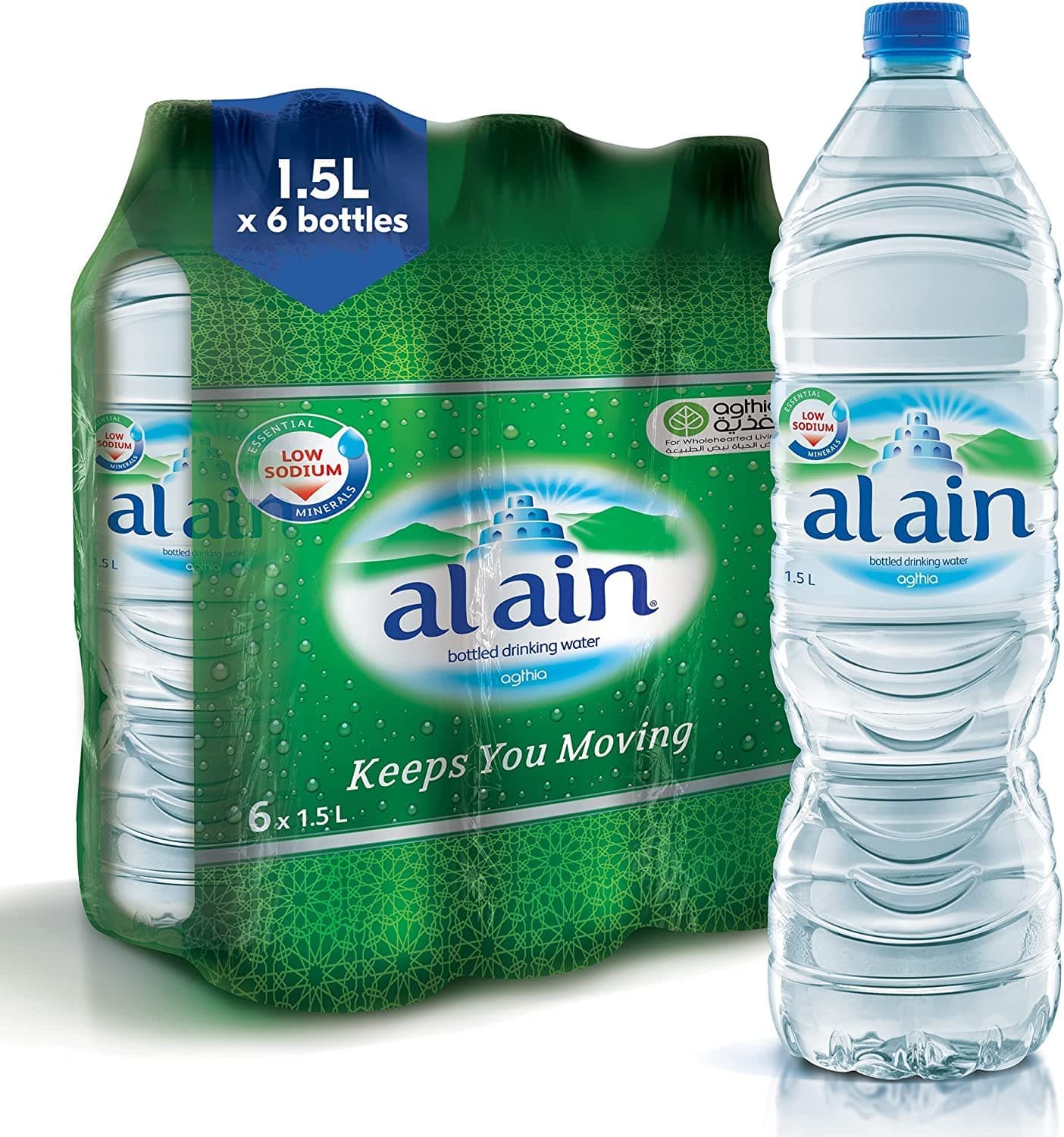 Al Ain Drinking Water Shrink 6 x 1.5 Ltr