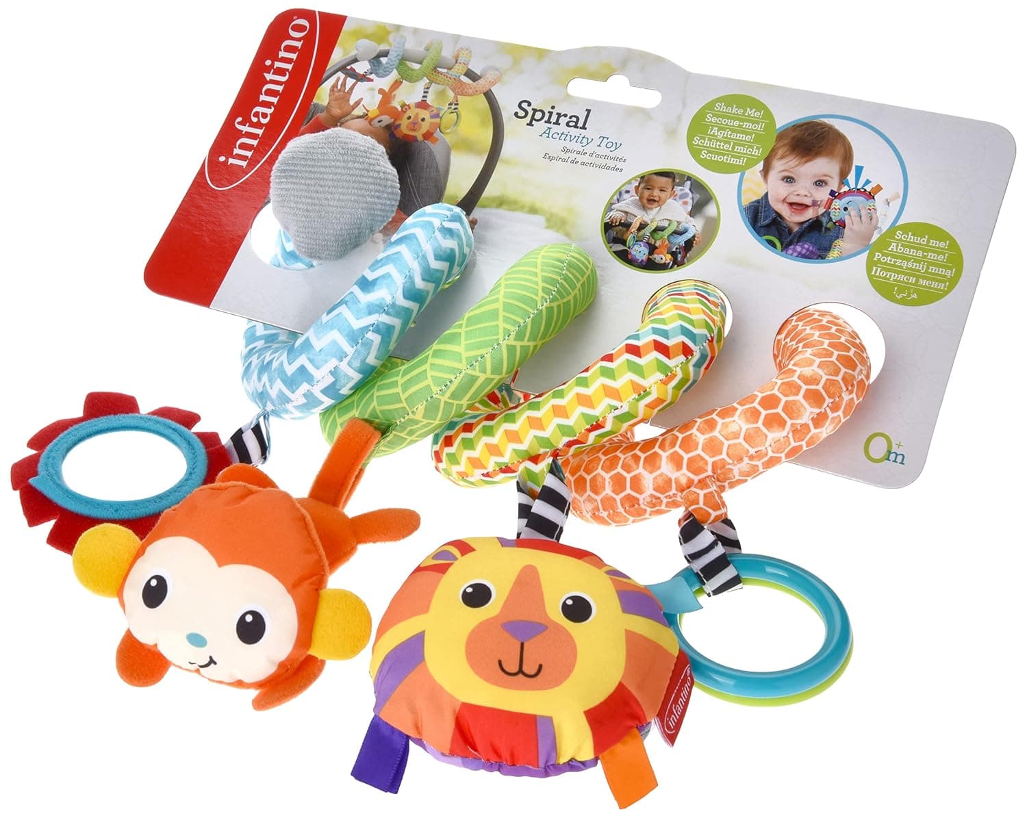 Infantino Spiral Activity Toy For Stroller & High Chair, 0M+