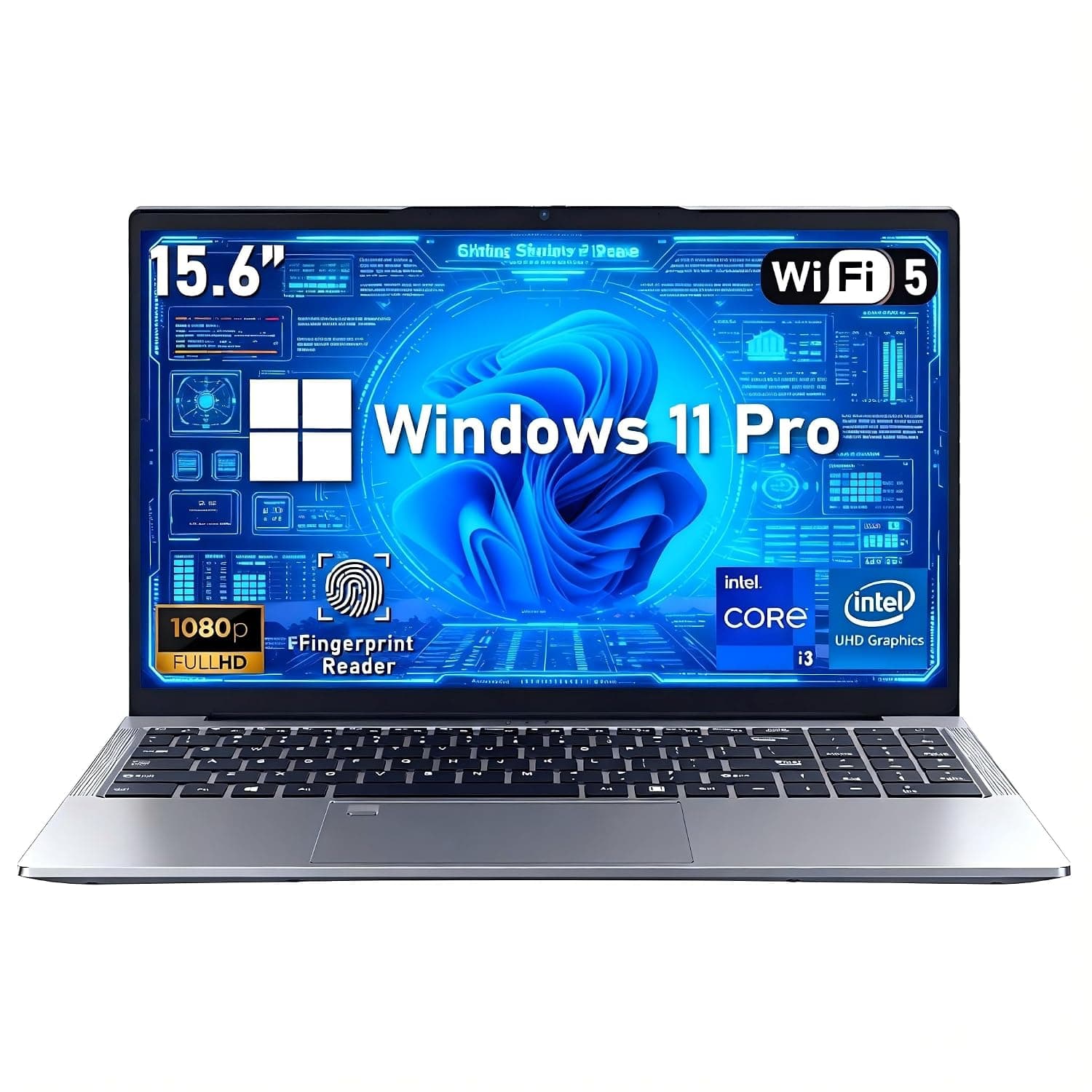 NIAKUN Gaming Laptop, Window 11 Pro Laptop Computer 2026,15.6 Inch Lap Top, 10th Gen i3 Processor (Beat N150, N100), 16GB RAM, 1TB SSD, FHD Display, WIFI5, BT5.0, Backlit Keyboard