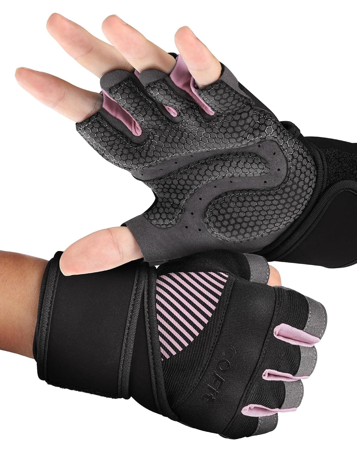 COFIT Breathable Fitness Gloves, Non-Slip Training Gloves for Men and Women, with Wrist Support, Weightlifting Gloves for Gym, Exercise, Strength Training, Bodybuilding