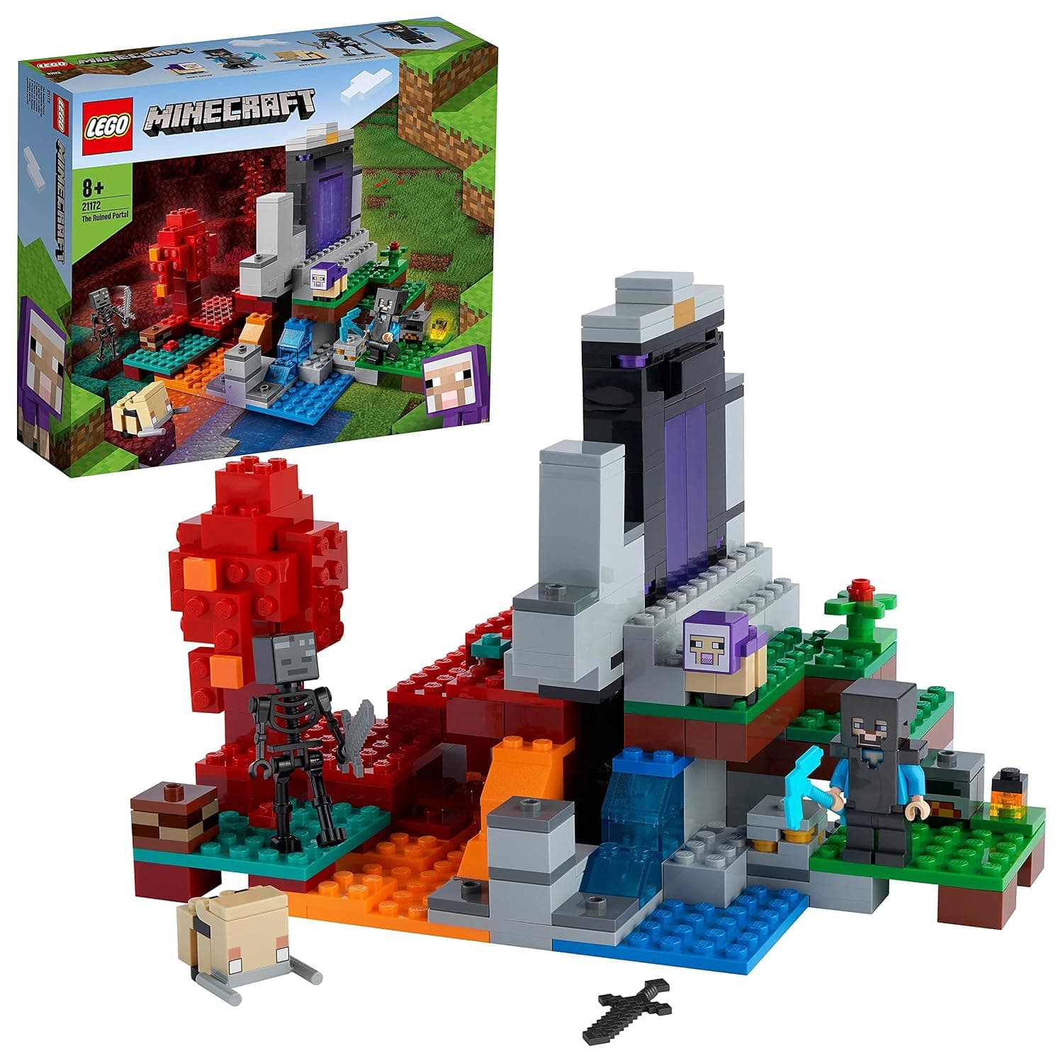LEGO® Minecraft® The Ruined Portal 21172 Building Kit (316 Pieces)