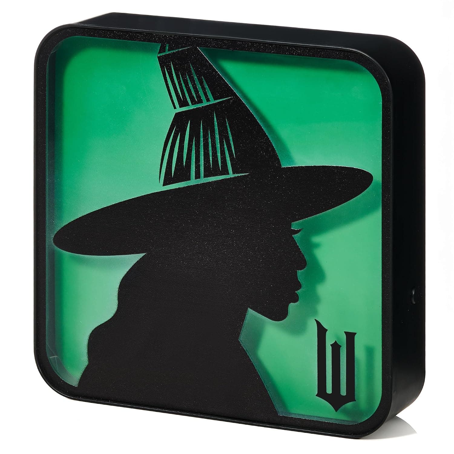 Numskull Official Wicked Acrylic Lamp Elphaba the Witch - Desk Lamp Wall Light for Bedroom, Office, Home, Study, Work - Official Wicked Merchandise