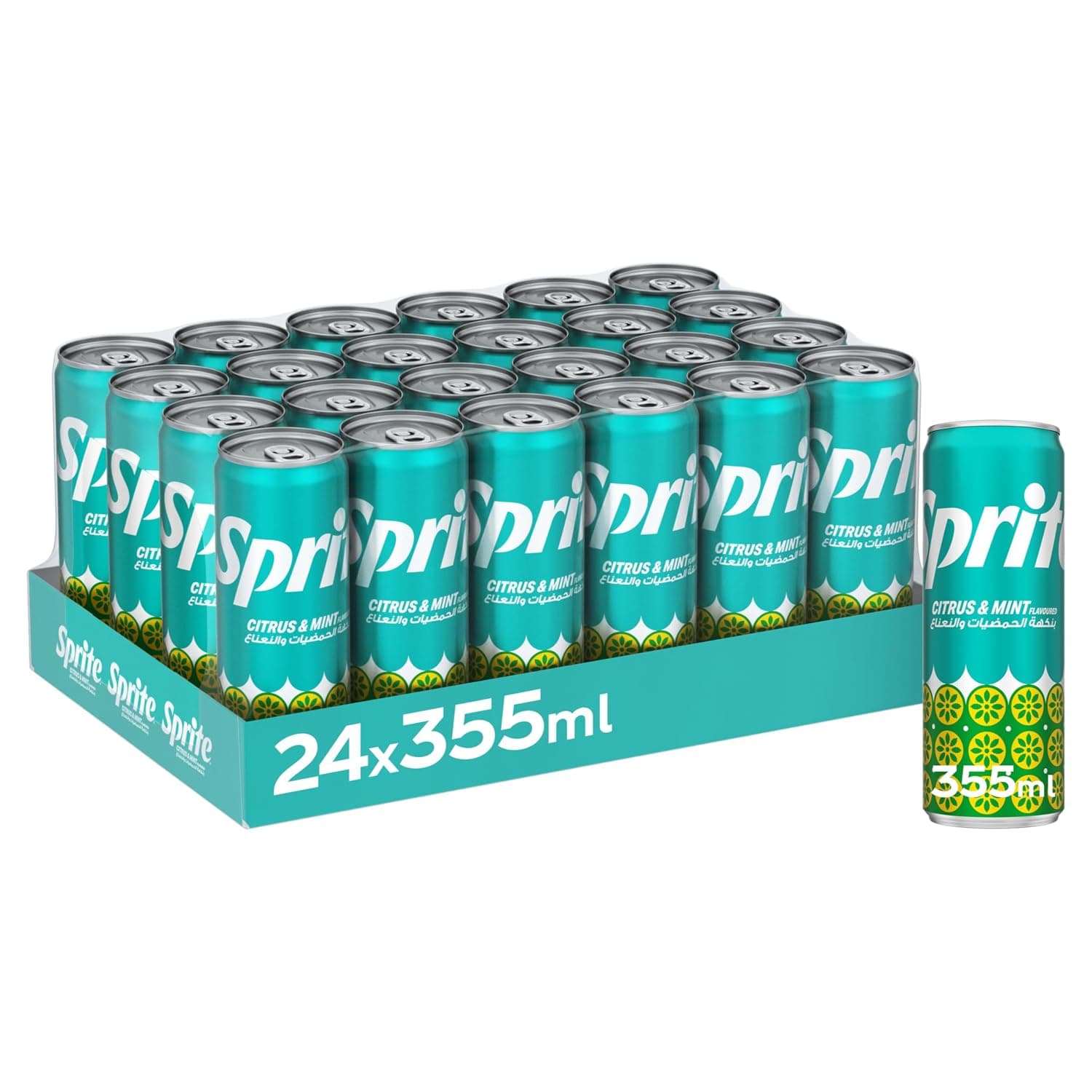 Sprite Citrus Mint Soft Drink, 355 mlx24pcs