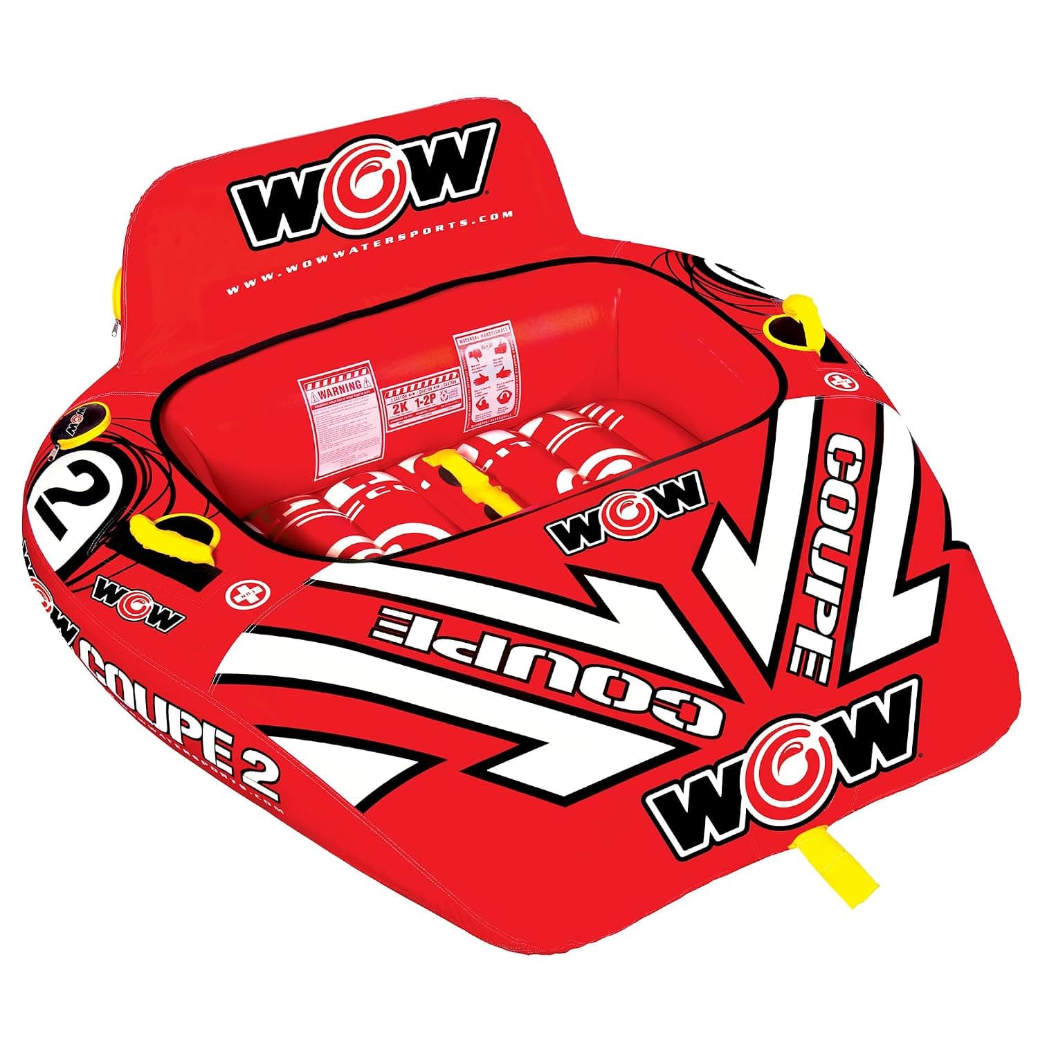 WOW Sports Coupe Towable Cockpit Tube for Boating 1-3 Person Options