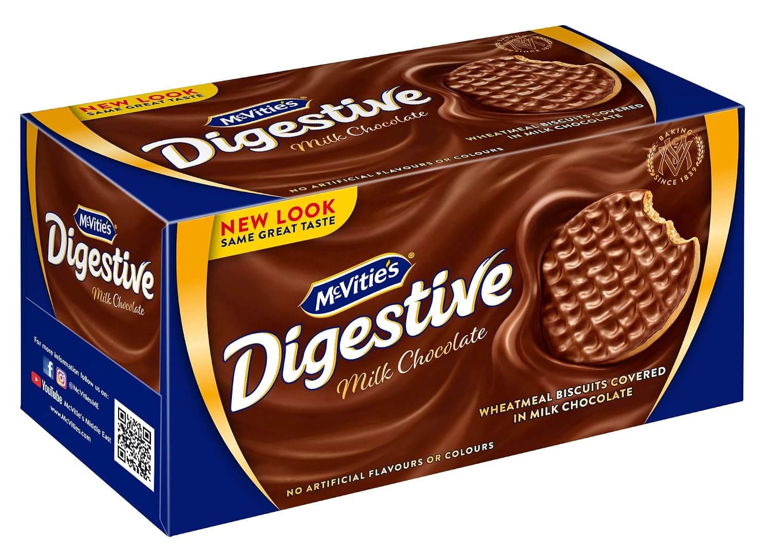 Mcvitie'S Digestive Wheatmeal Milk Chocolate Biscuit - 200G