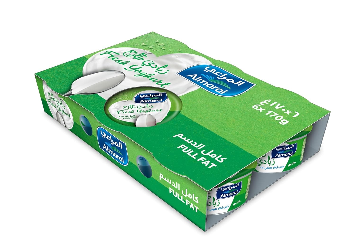Almarai Full Cream Fresh Yoghurt 6 x 170 g