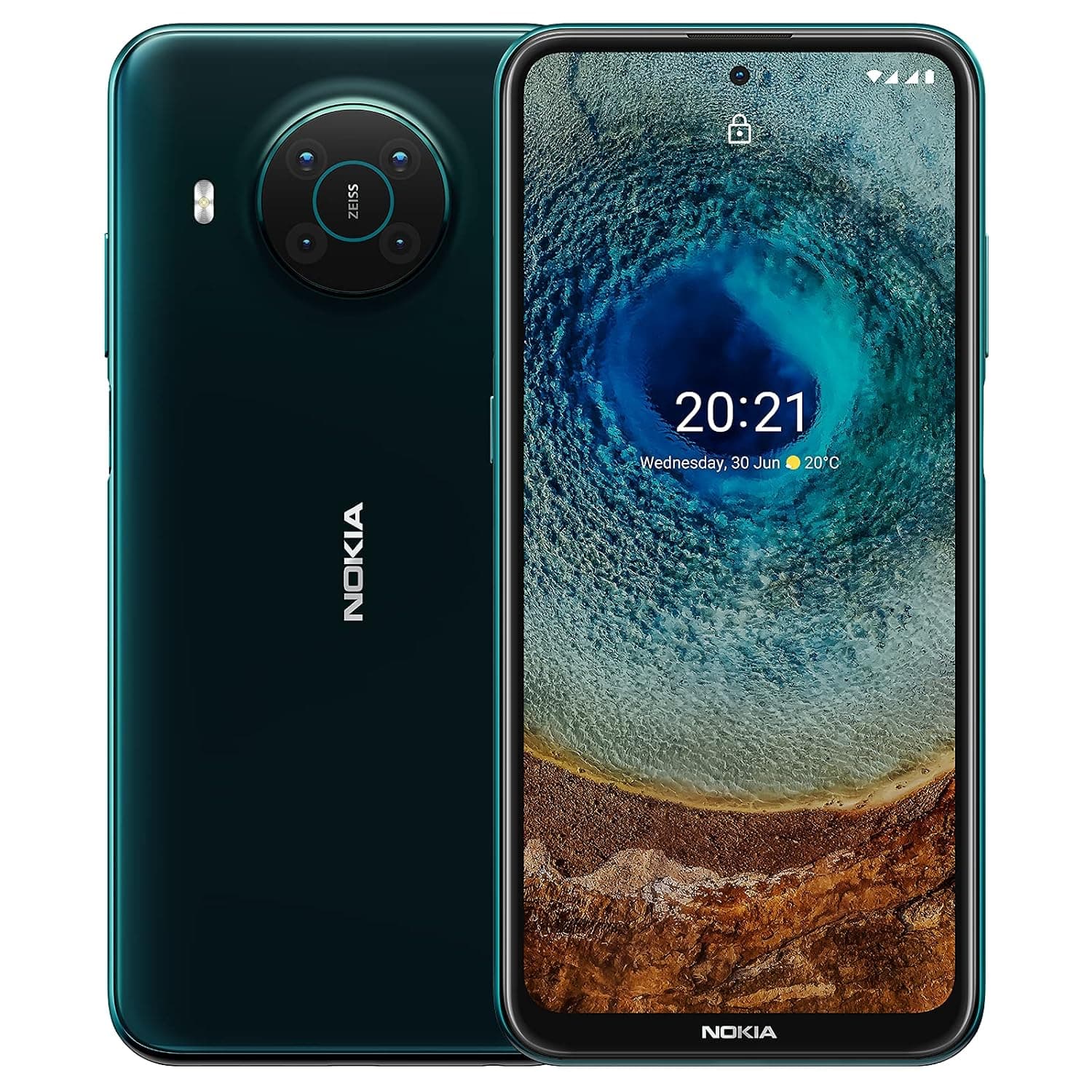 Nokia X10 Dual-SIM 128GB ROM + 4GB RAM (GSM Only | No CDMA) Factory Unlocked 5G Smart Phone (FOREST) - International Version