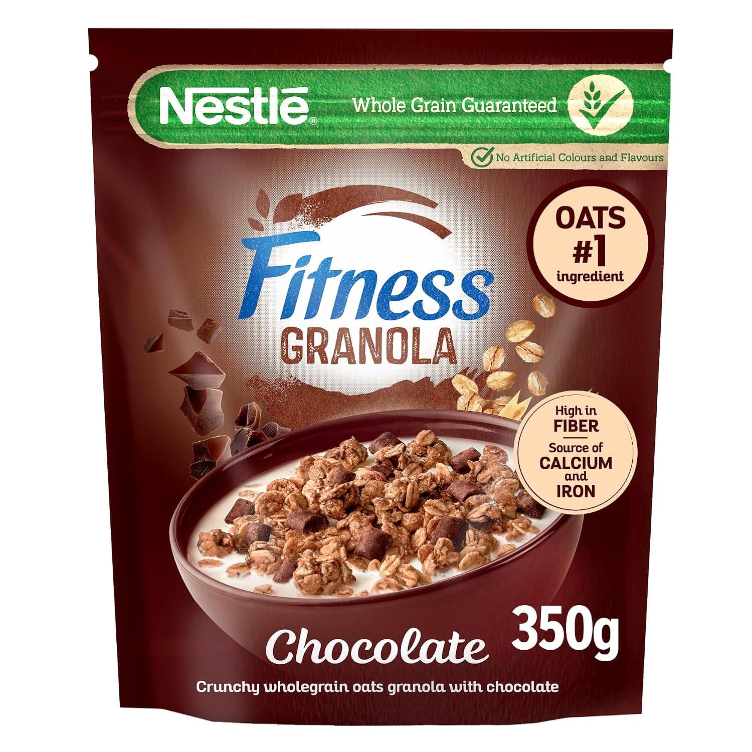 Nestle Fitness Granola Chocolate Cereal Bag (350g)