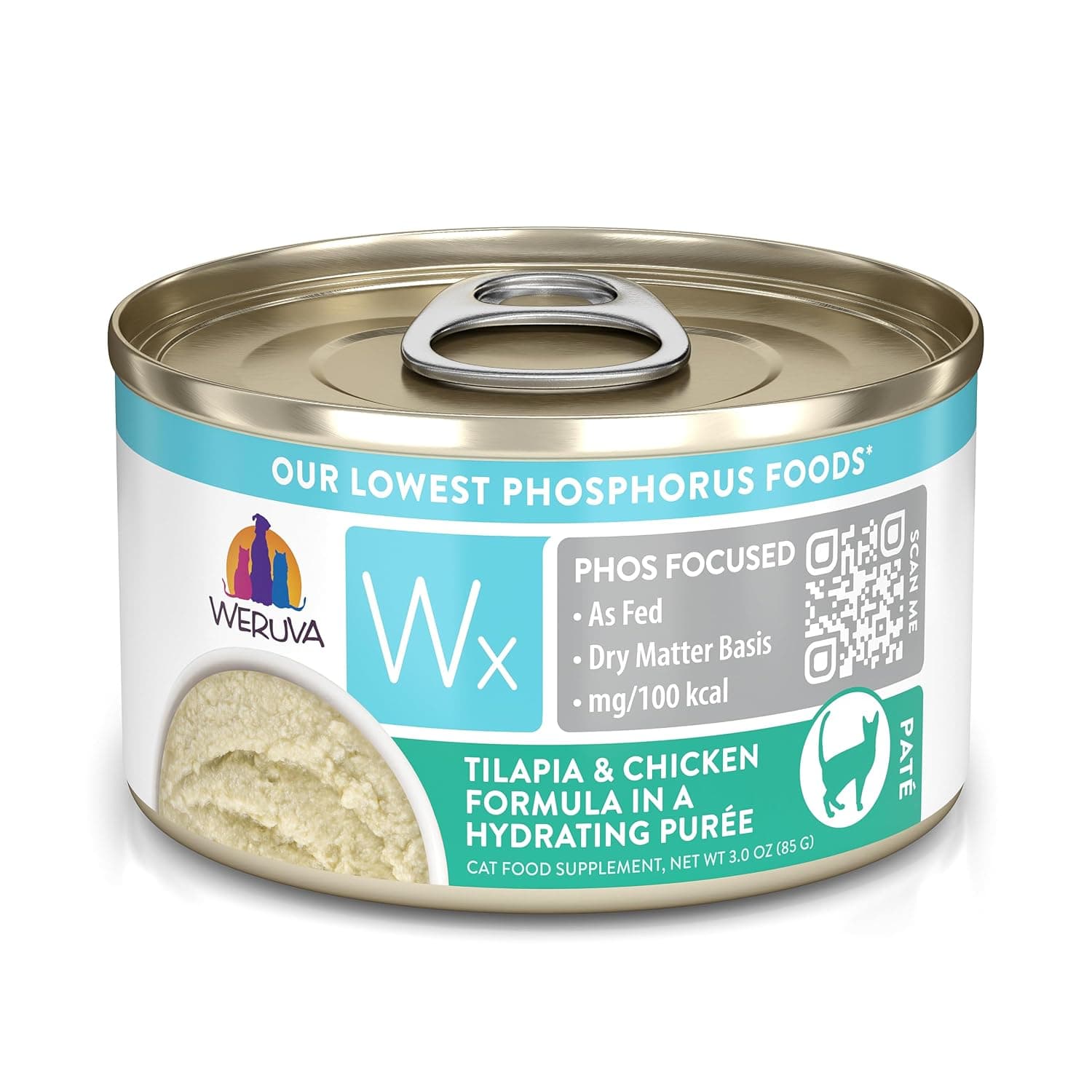 Weruva Wx Phos Focused Natural Wet Cat Food, Our Lowest Phosphorus Formulas