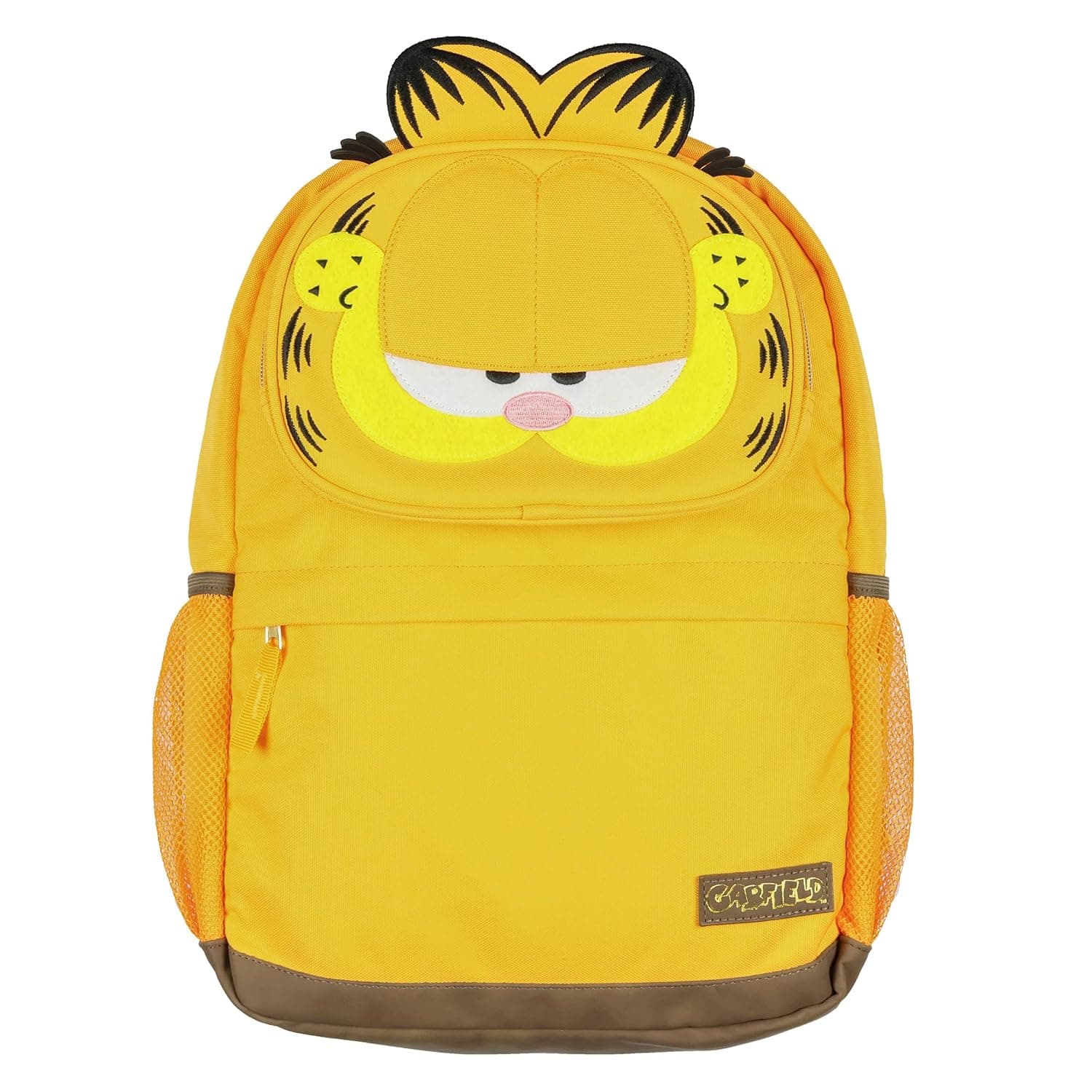 Garfield Backpack 3D Face Pop-Out Orange Tabby Travel Daypack Laptop Book Bag, Blue, One Size