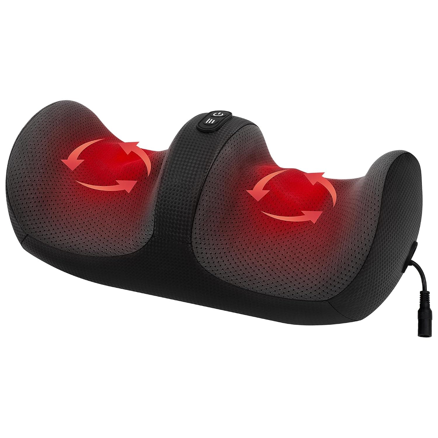 Medcursor Foot Massager with Heat, Feet and Calf Massager Machine with Massage Roller, Adjustable Intensity for Foot Massage, Lightweight and Relax for Home or Office Use