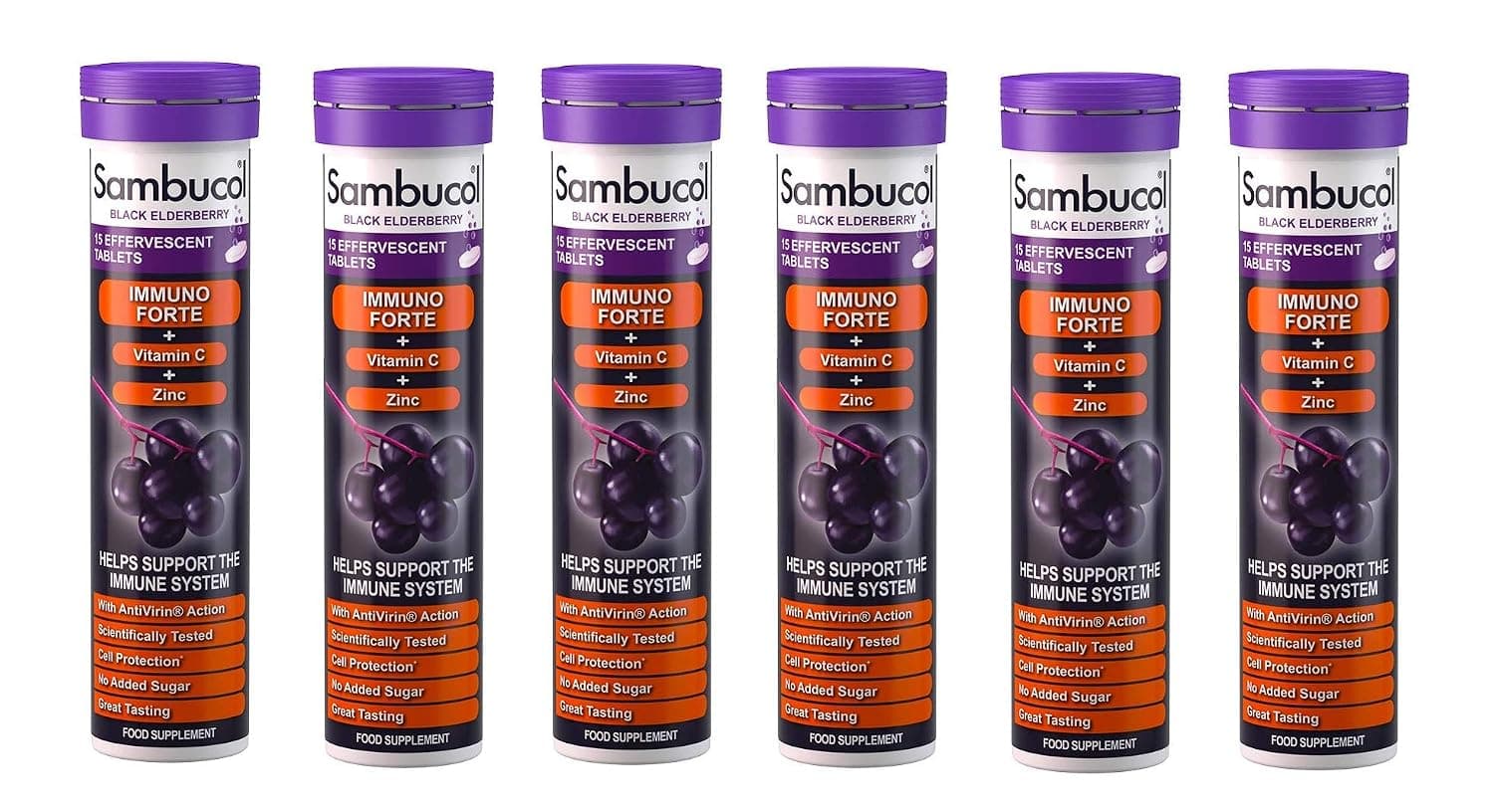 Sambucol Effervescent Immuno Forte Effervescent Tablets x 6
