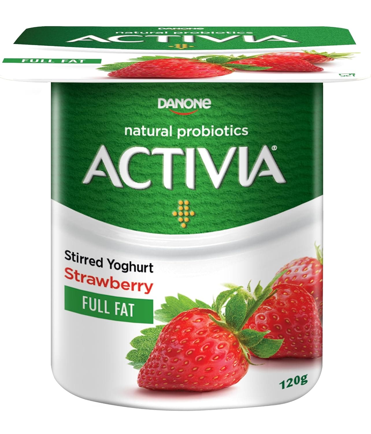 Safi Danone Activia Stirred Yoghurt Full Fat Strawberry 120g
