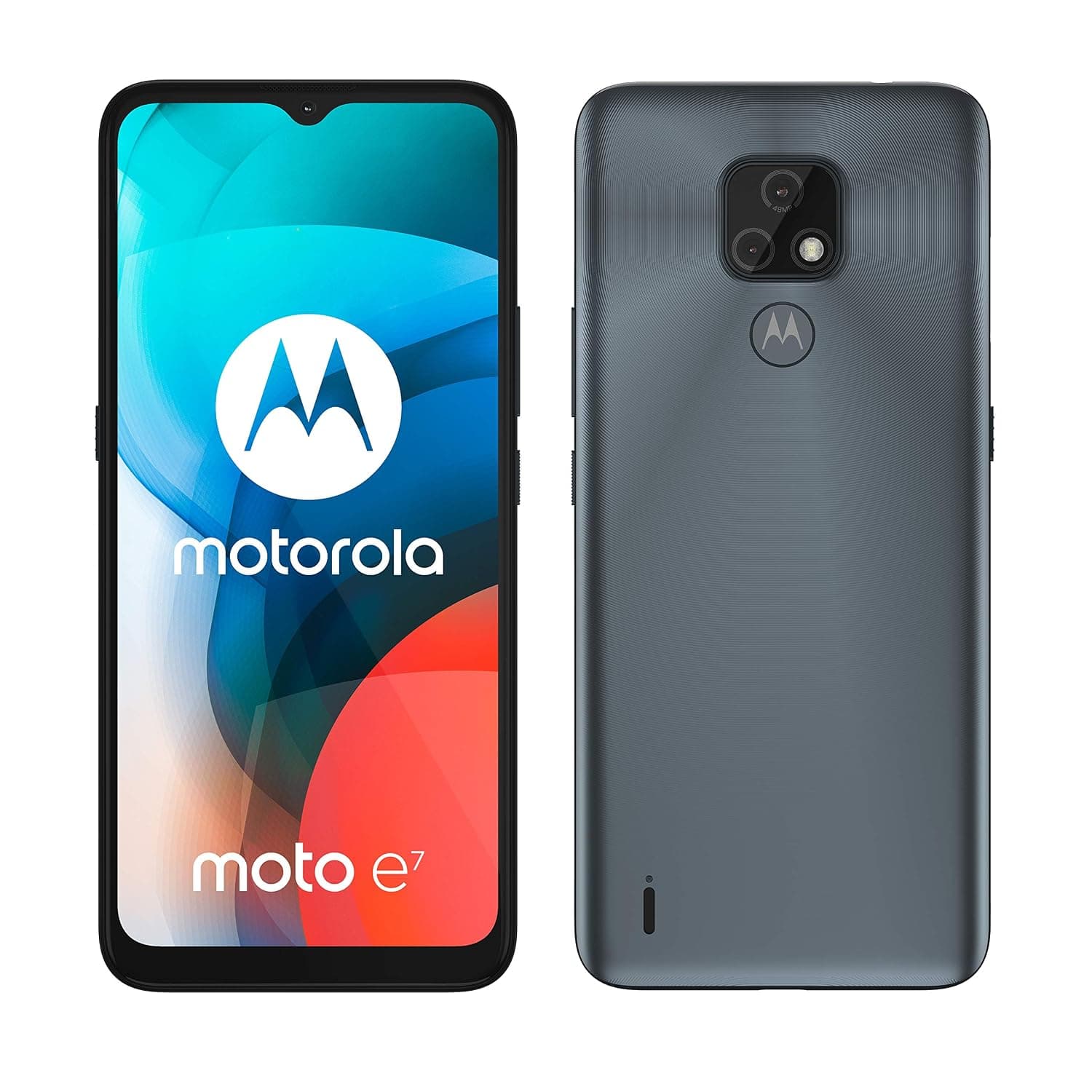 Motorola Moto E7 Dual-SIM 32GB ROM + 2GB RAM (GSM Only | No CDMA) Factory Unlocked 4G/LTE Smartphone (Mineral Grey) - International Version