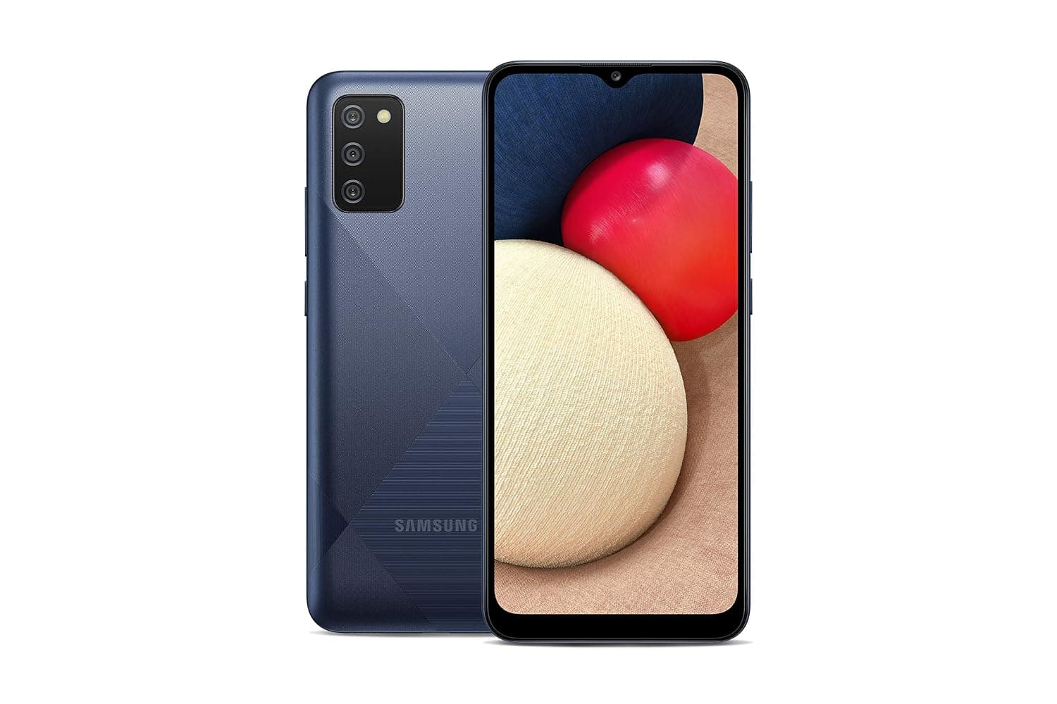 Samsung Galaxy A02s Dual SIM 64GB 4GB RAM 4G LTE (UAE Version), Blue