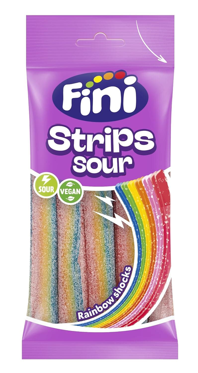 Fini Strips Sour Rainbow 75 G