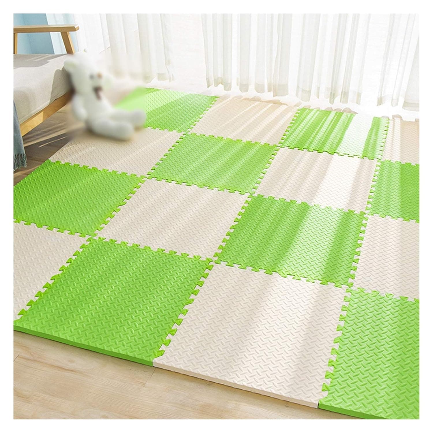 Infant Soft EVA Foam Play, Puzzle Mat Kids Playing Crawling Pad Toys for Crawling Baby Infant Classroom Toddlers Kids Gym, Workout (Color : C, Size : 30x30x1.2cm-24pcs)
