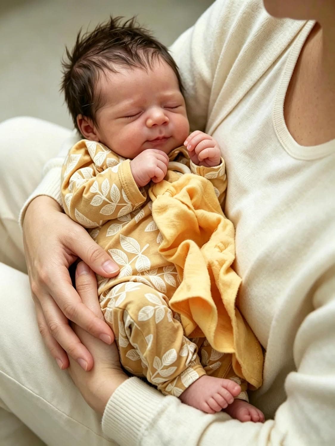 Zero pam Reborn Baby Full Silicone Lifelike Boy, 48 cm Lifelike Reborn Baby Boy Like Real, Lifelike Baby Dolls, Silicone Baby Doll Boy with Hair, Anatomically Correct Doll from 3 Years Old