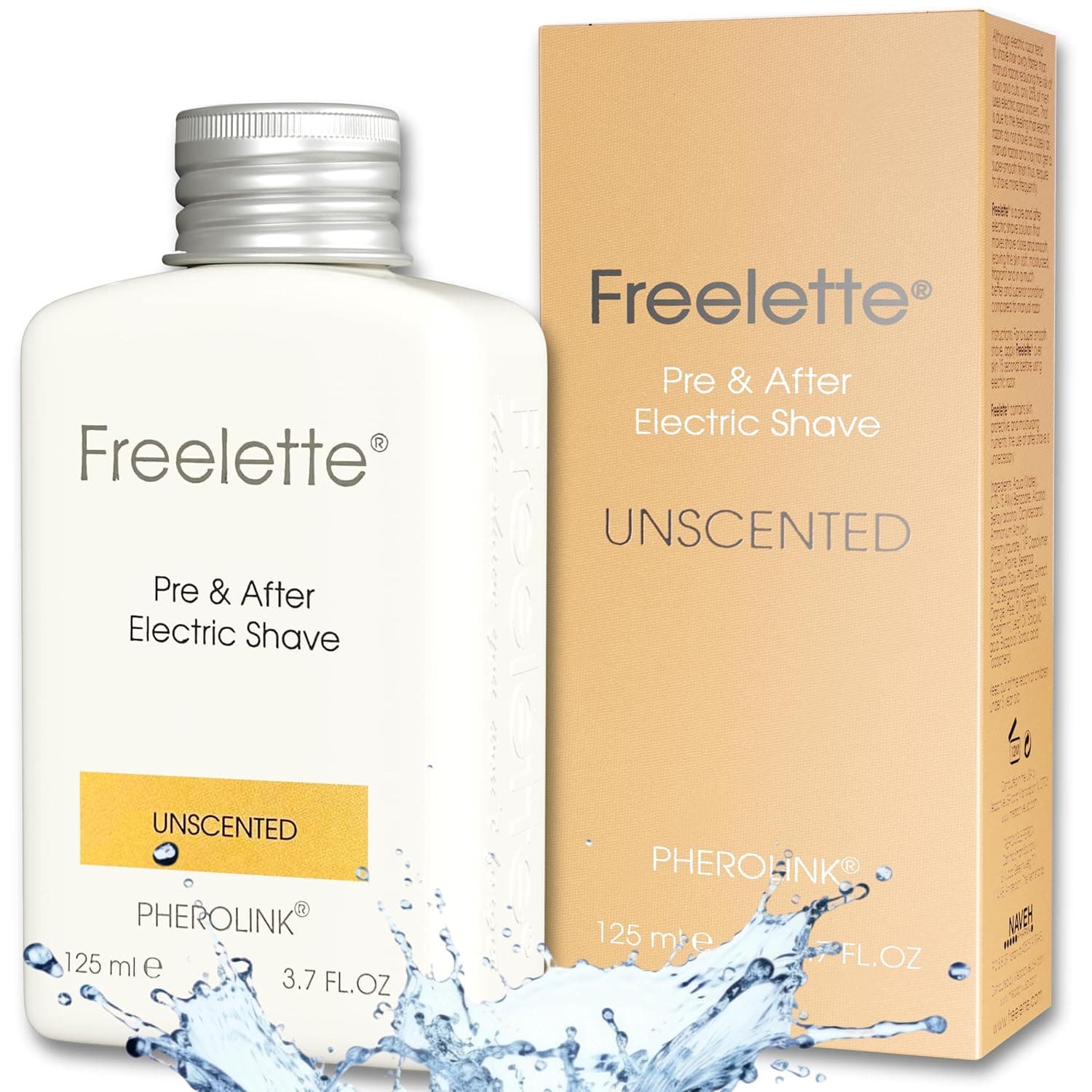 Electric Pre-Shave and Aftershave Lotion Cream - Ideal for a Close Shave - Smooth and Irritation-Free Balm Freelette (Fragrance Free)