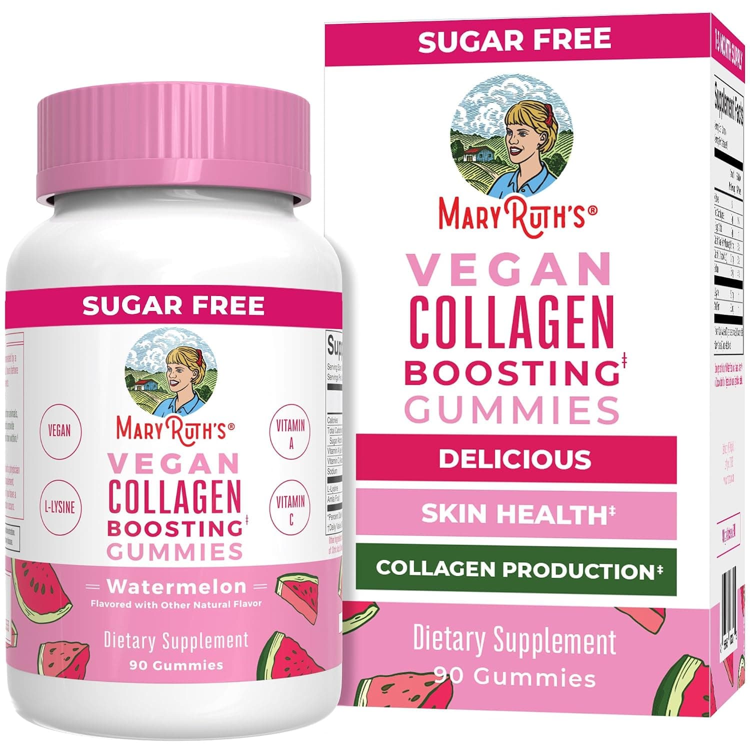 Mary Ruth | Vegan Collagen Gummies for Hair and Nail Health | Collagen gummies