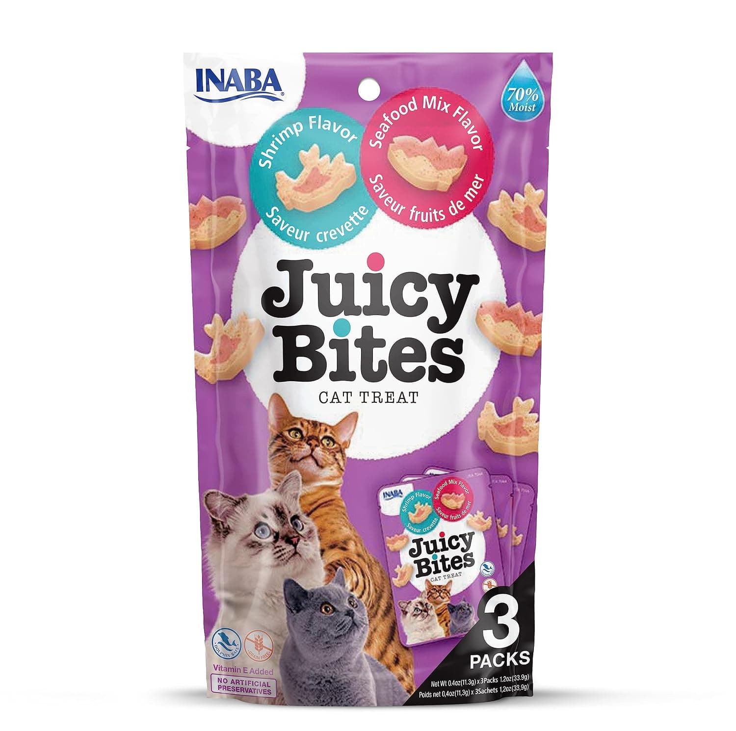 Churu Juicy Bites Shrimp & Seafood Mix Flavor