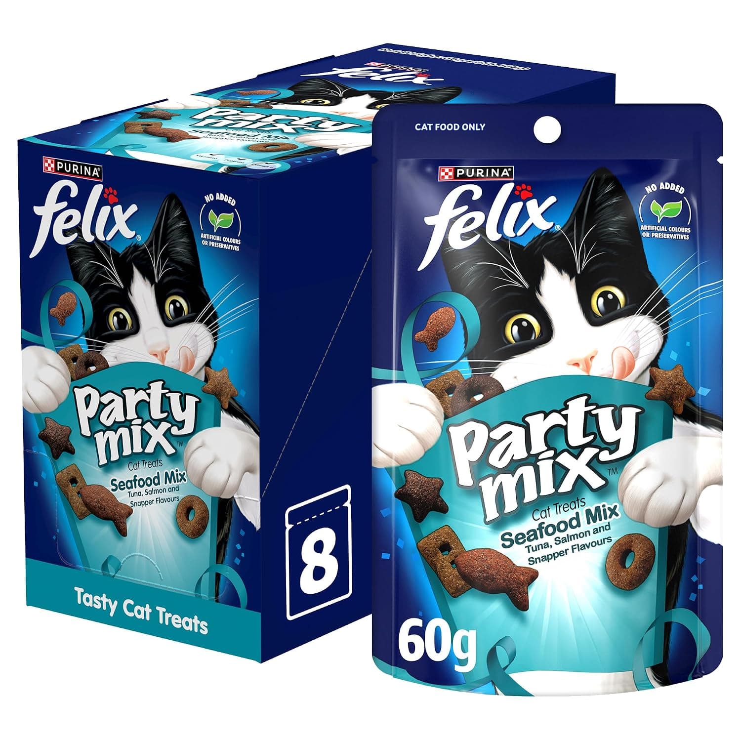 FELIX Party Mix Seafood Mix (8X60g)