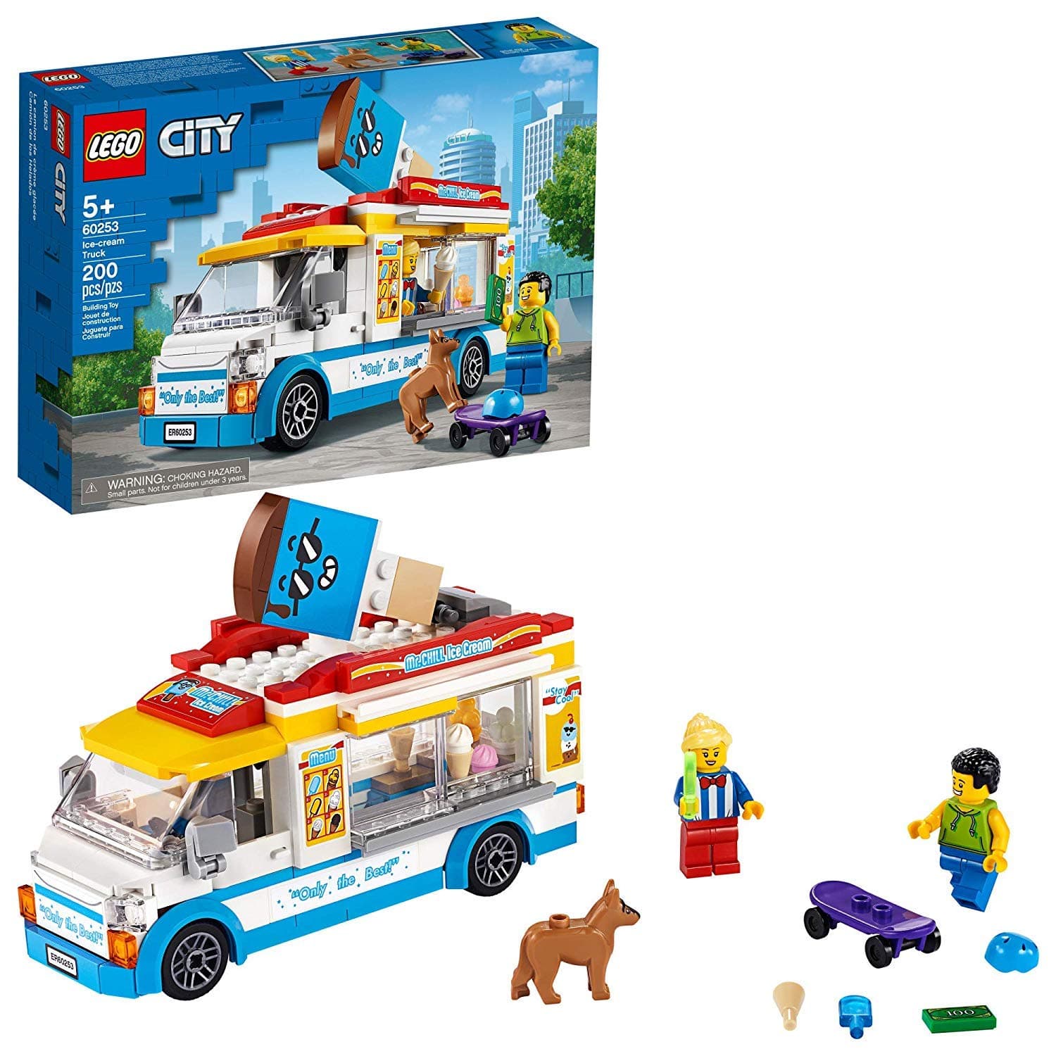 LEGO 60253 City Ice-Cream Truck Cool Building Set
