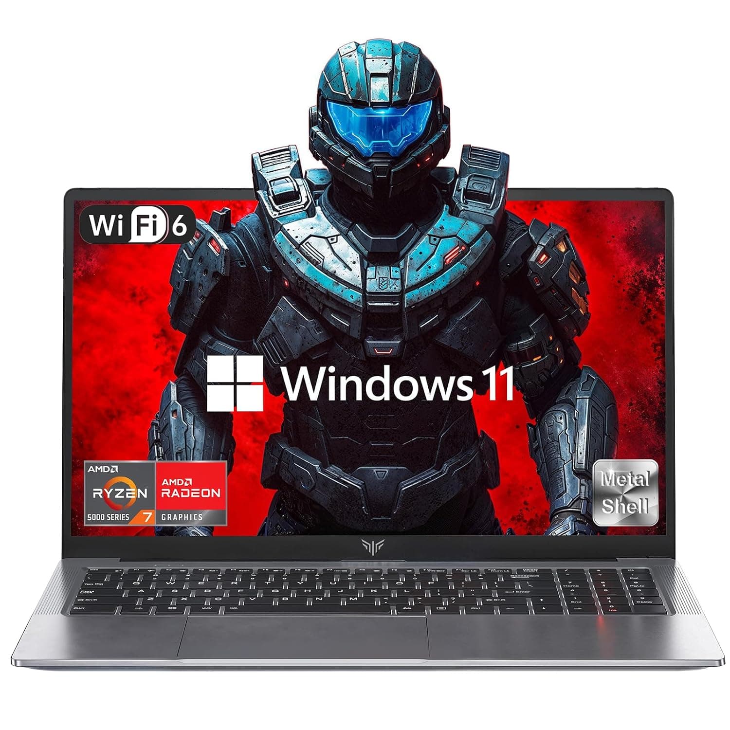 KAIGERR 2025 AMD Gaming Laptop, 15.6inch Laptop Computer with AMD Ryzen 7 5700U(8C/16T, Up to 4.3GHz), 16GB RAM 512GB NVMe SSD Windows 11 Laptop, Radeon RX Vega 8 Graphics,WiFi 6