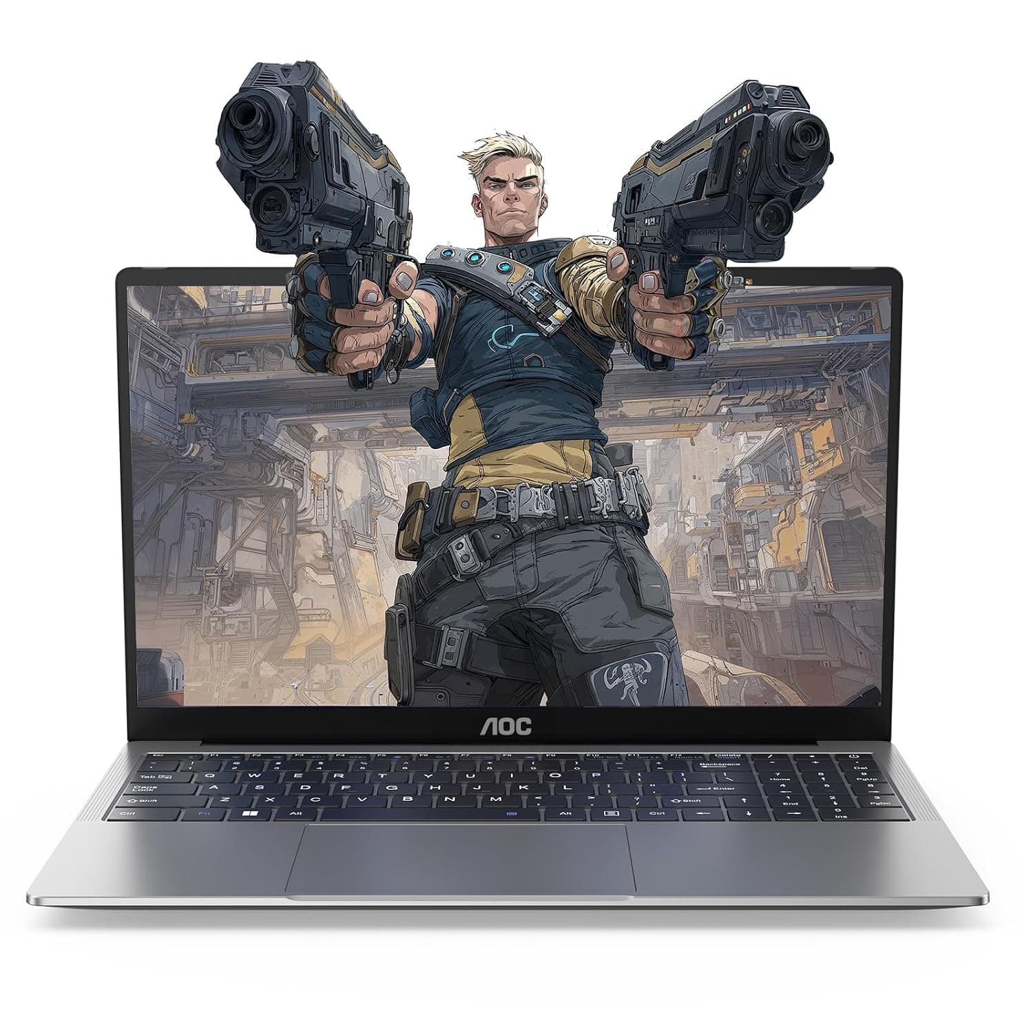 Gaming Laptop with AMD Ryzen 4300U Processor, 15.6" FHD Screen Laptop Computer with Radeon Graphics, 16GB RAM 512GB ROM Laptops Work Student Windows 11 Laptop, Wi-Fi, Type-C, HDMI, Webcam Cover Slide
