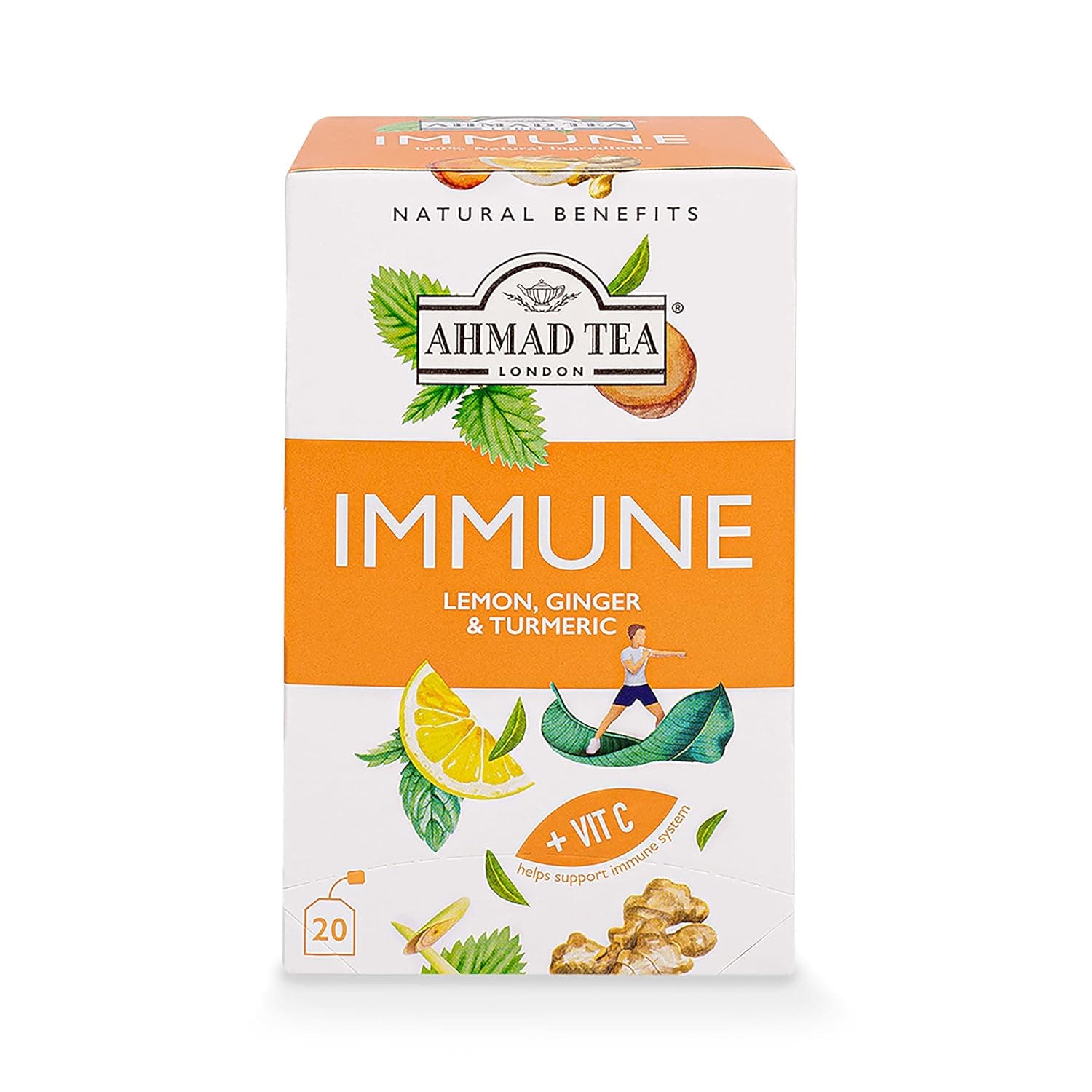 Ahmad Tea Foil Immune Tea bags , 20X1.5g