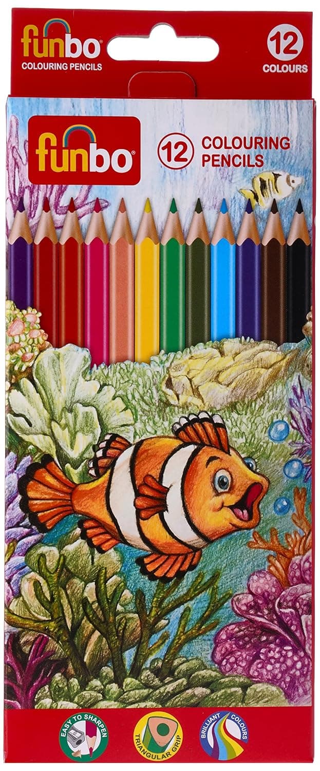 Funbo Coloring Pencils 12 Colors