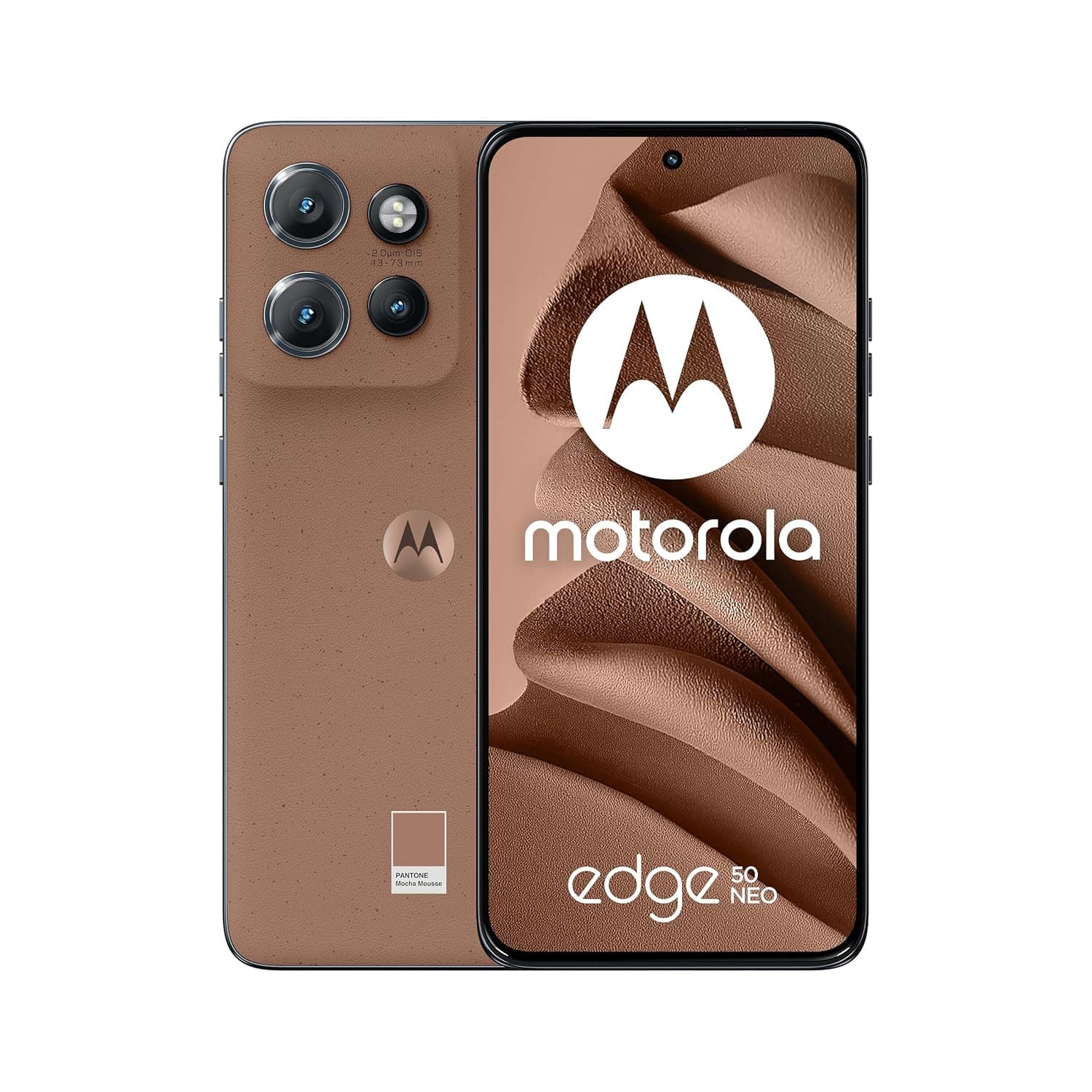 Motorola Edge 50 Neo Dual-SIM 512GB ROM + 12GB RAM (GSM Only | No CDMA) Factory Unlocked 5G Smartphone (Pantone Mocha Mousse) - International Version