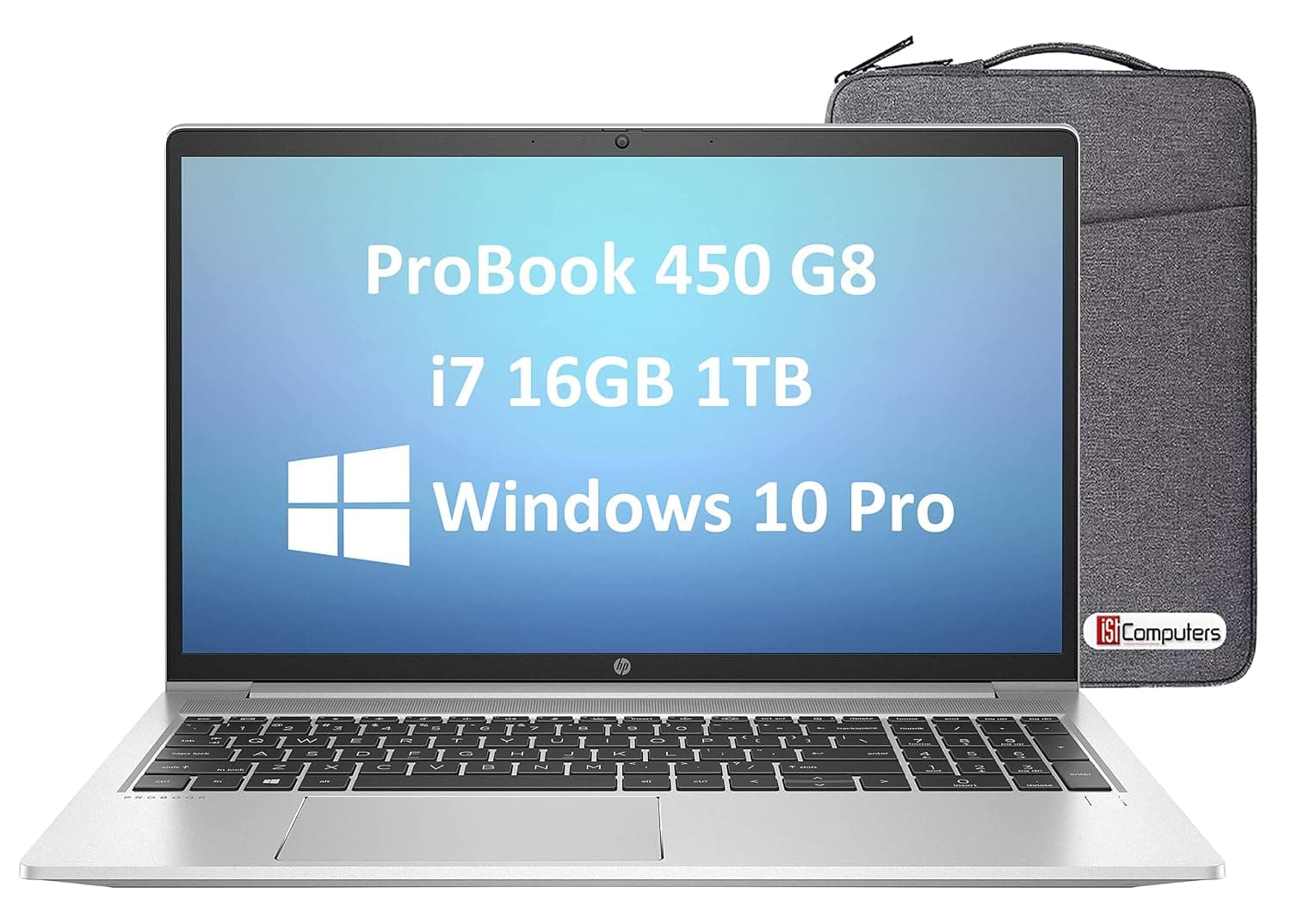 HP ProBook 450 G8 15.6" IPS FHD i7-11.65G7, 16GB RAM, 1TB PCIe SSD, 2021 Intel Quad-Core Business Laptop Backlit, Type-C, RJ-45, Webcam, Windows 11, HDMI Computer Cable (Renewed)
