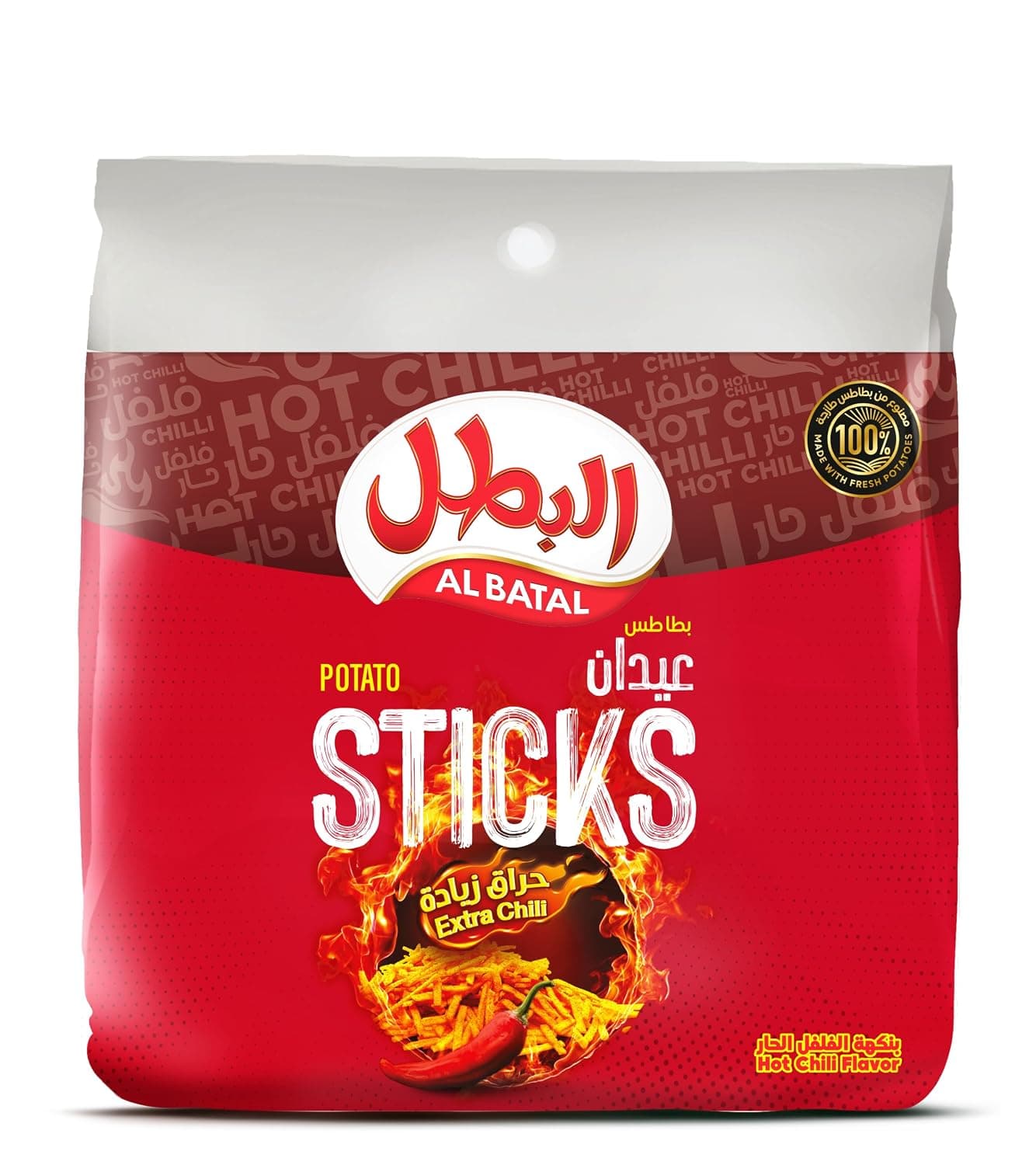 Albatal Potato Sticks Chili, 12 x 23 g