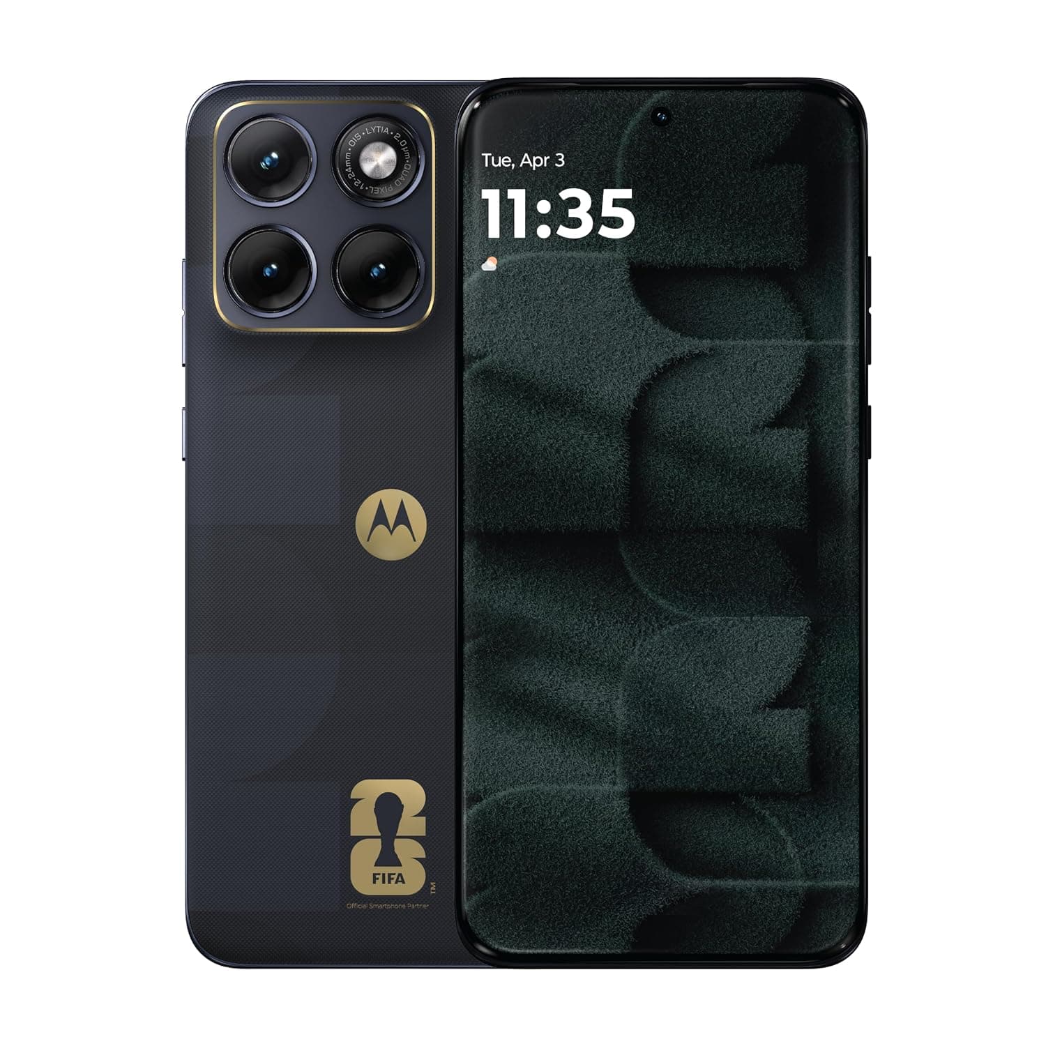 MOTOROLA Edge 70 Fusion FIFA Edition 5G, 12+12GB RAM Boost, 256 GB, 6.8" pOLED Tru-Color Display 144Hz, Sony LYTIA Camera, IP68/IP69, PANTONE Silhouette